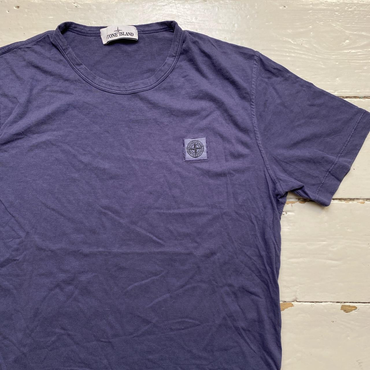 Stone Island Navy T Shirt (Large)