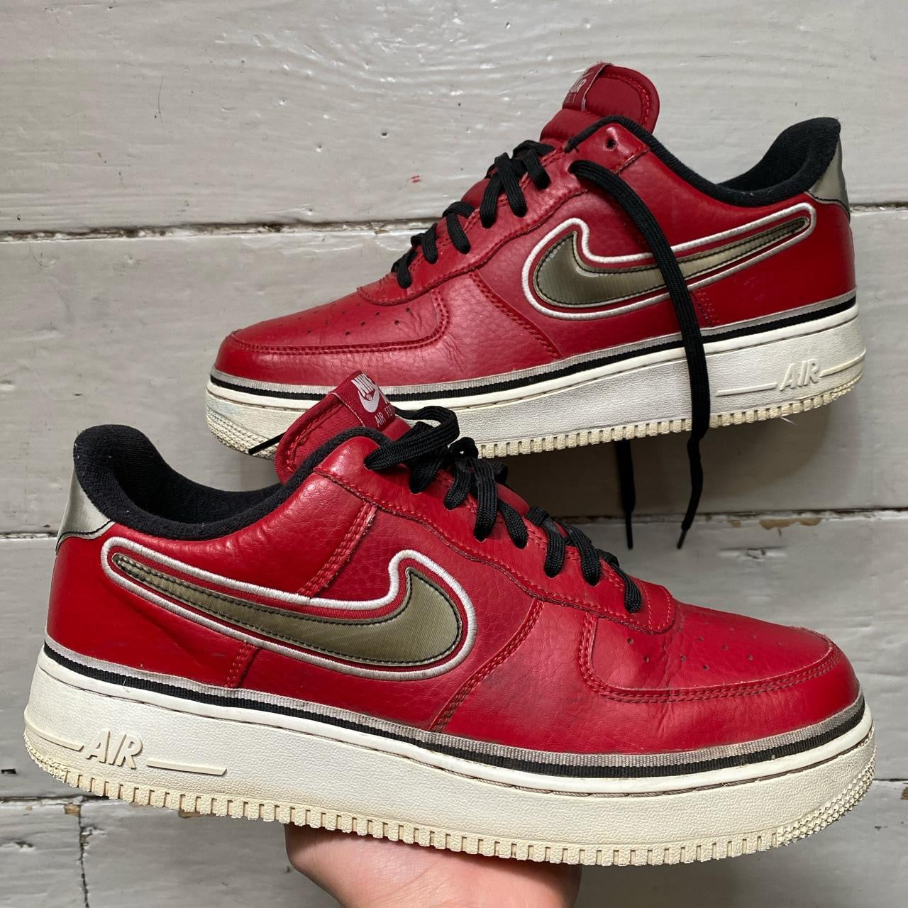 Nike Air Force 1 NBA Red (UK 10)
