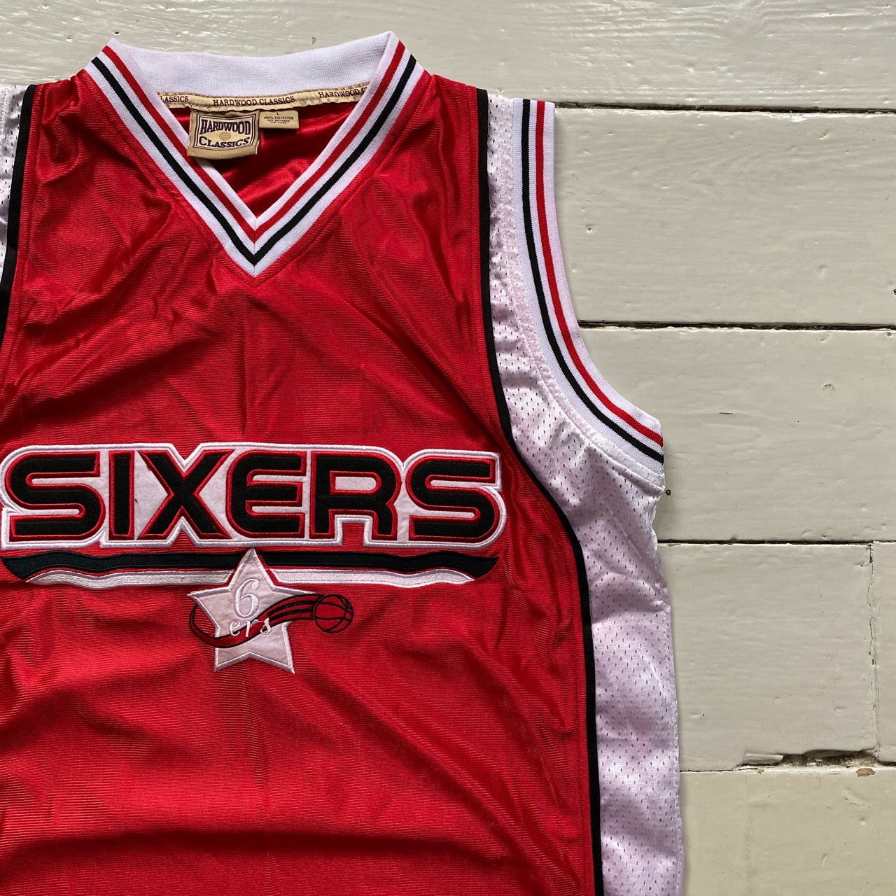 Sixers Vintage Harwood Classics Basketball Jersey (Large)