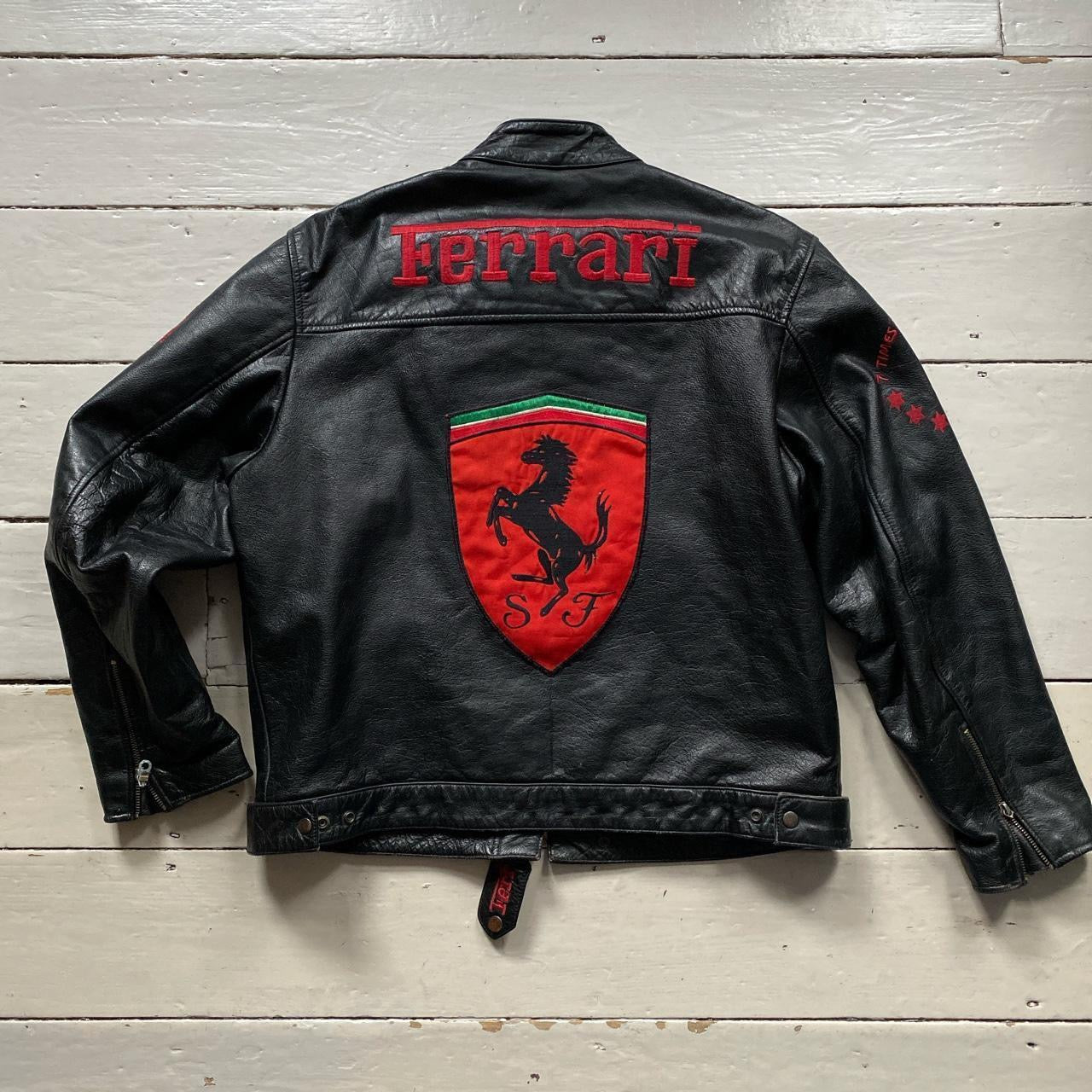 Ferrari Michael Schumacher Vintage Leather Jacket (XXL)