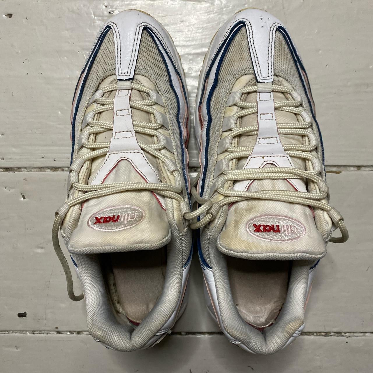 Nike Air Max 95 White Rainbow Borders (UK 5.5)