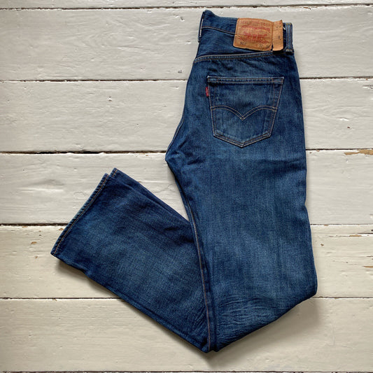 Levis 501 Navy Jeans (32/34)