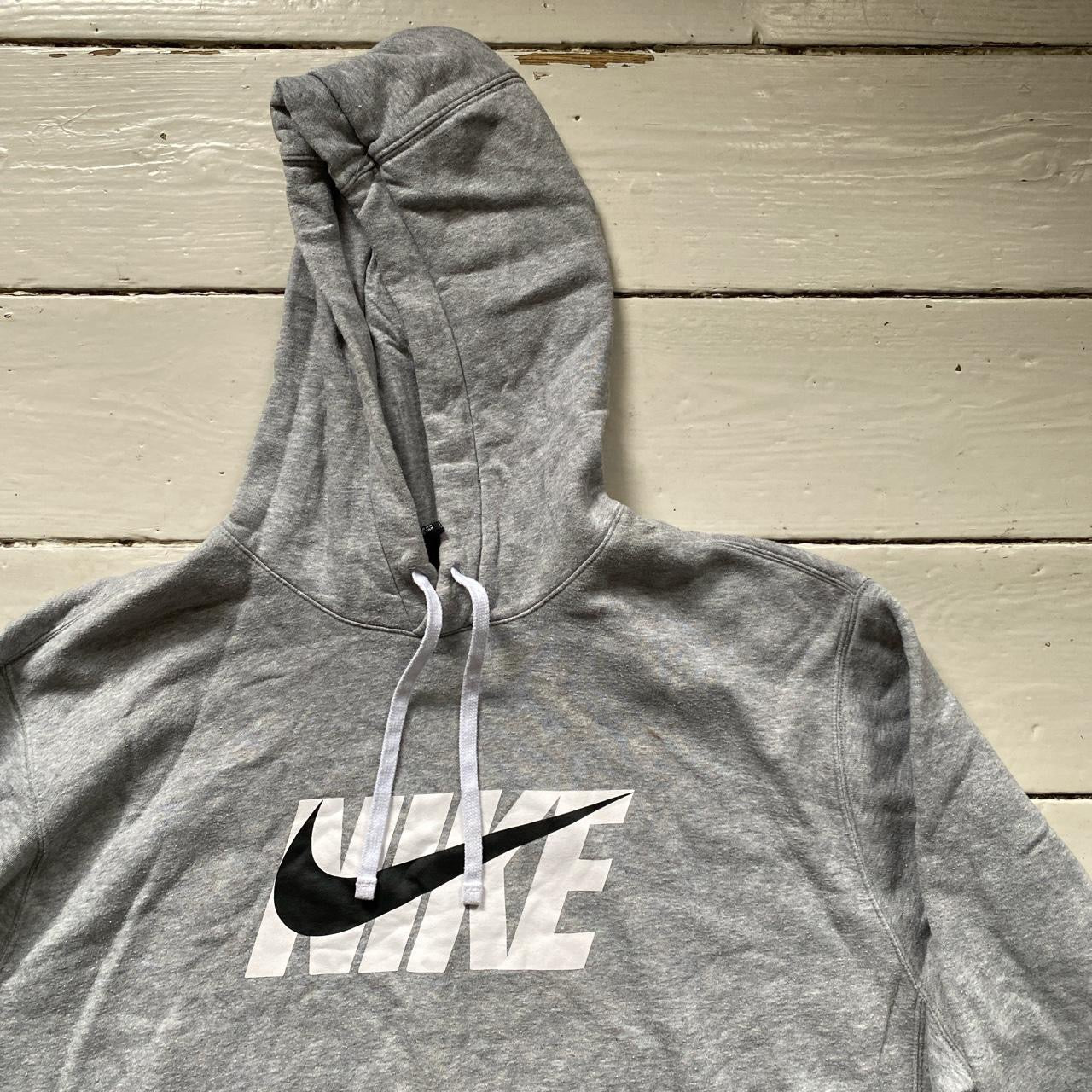 Nike Club Swoosh Grey Hoodie (XL)