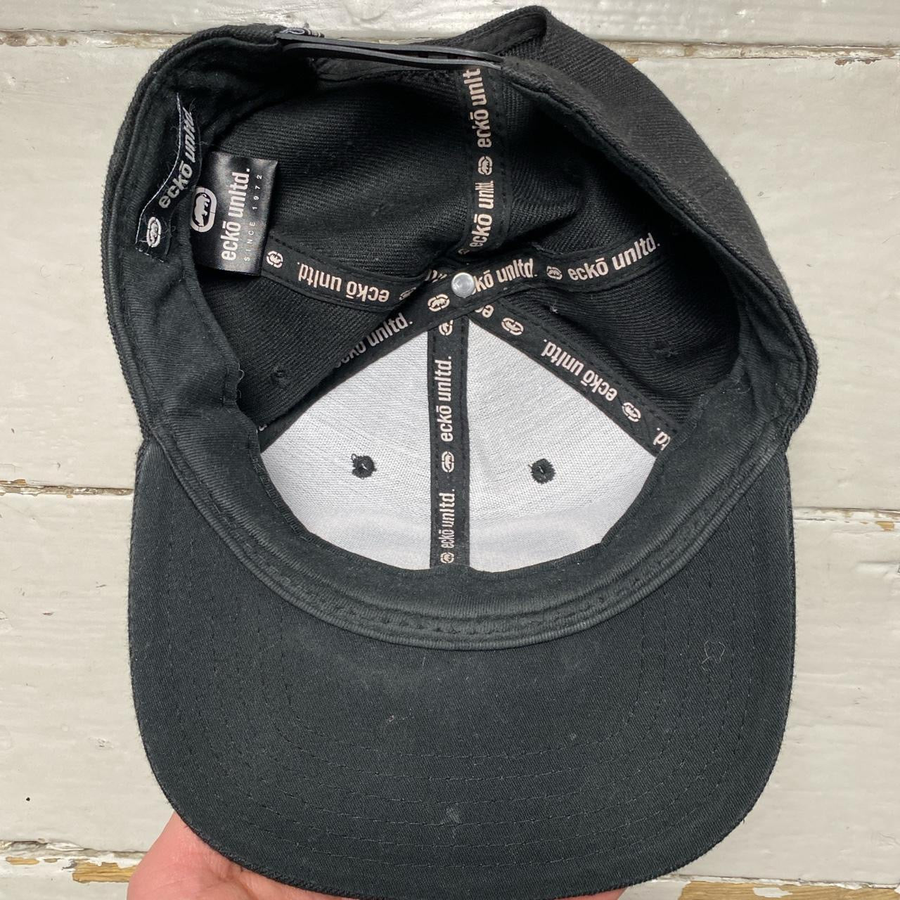 Ecko UNLTD Snapback Black and White Hat