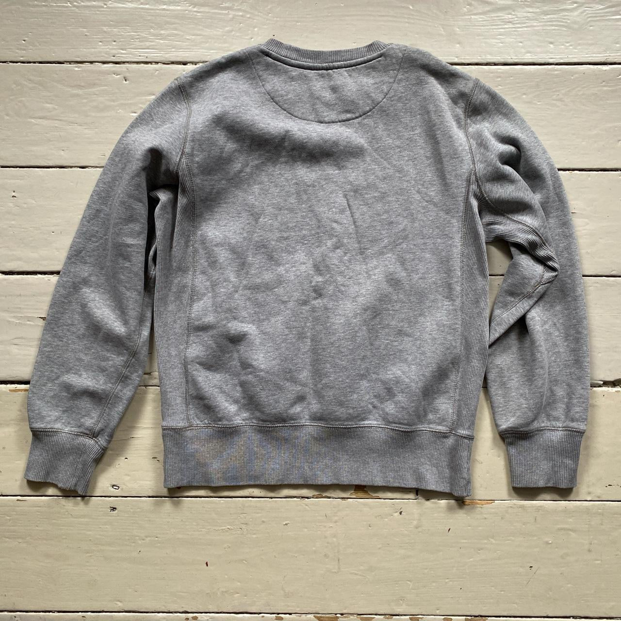 Nike Swoosh Grey Jumper (Small)