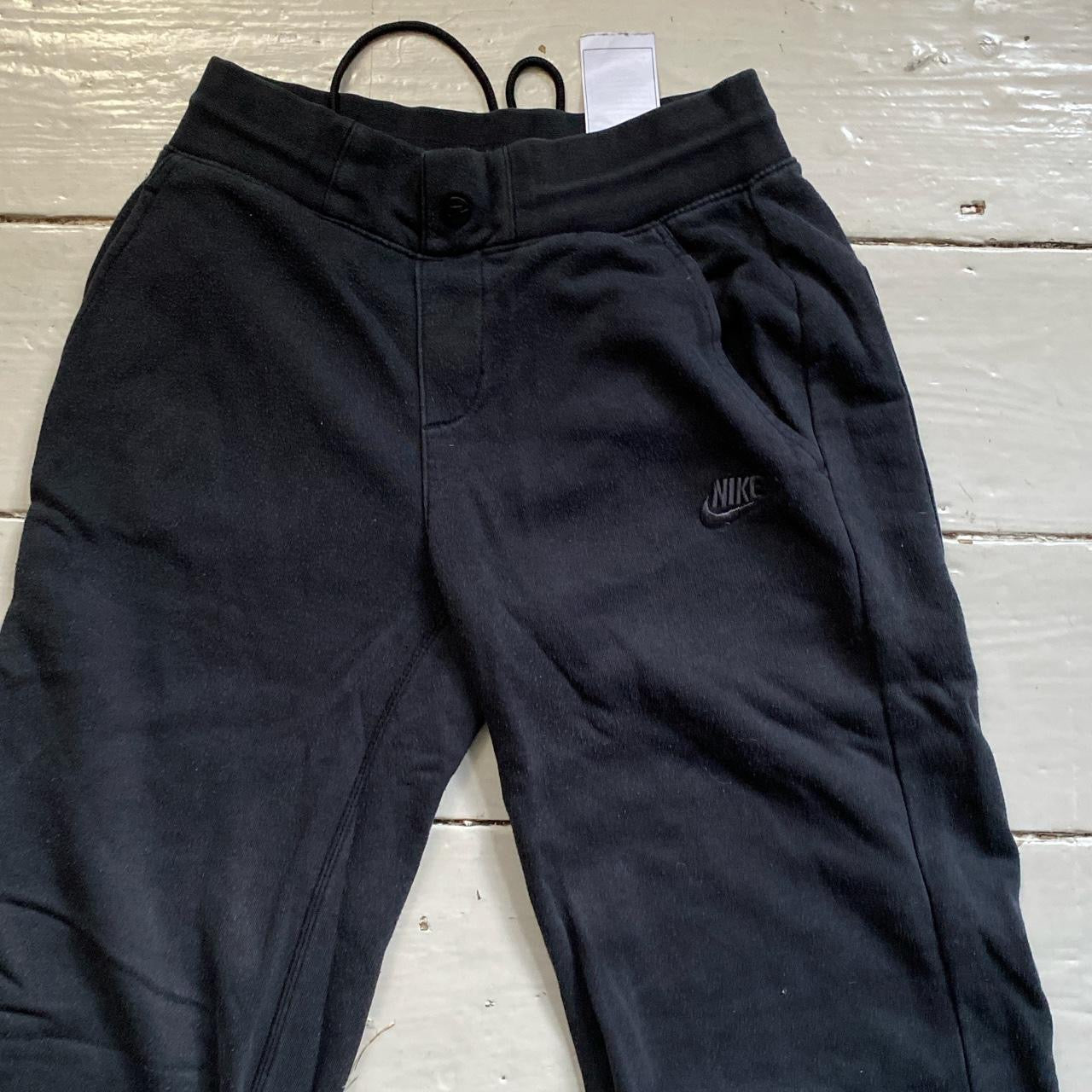Nike Swoosh Black Joggers (Small)