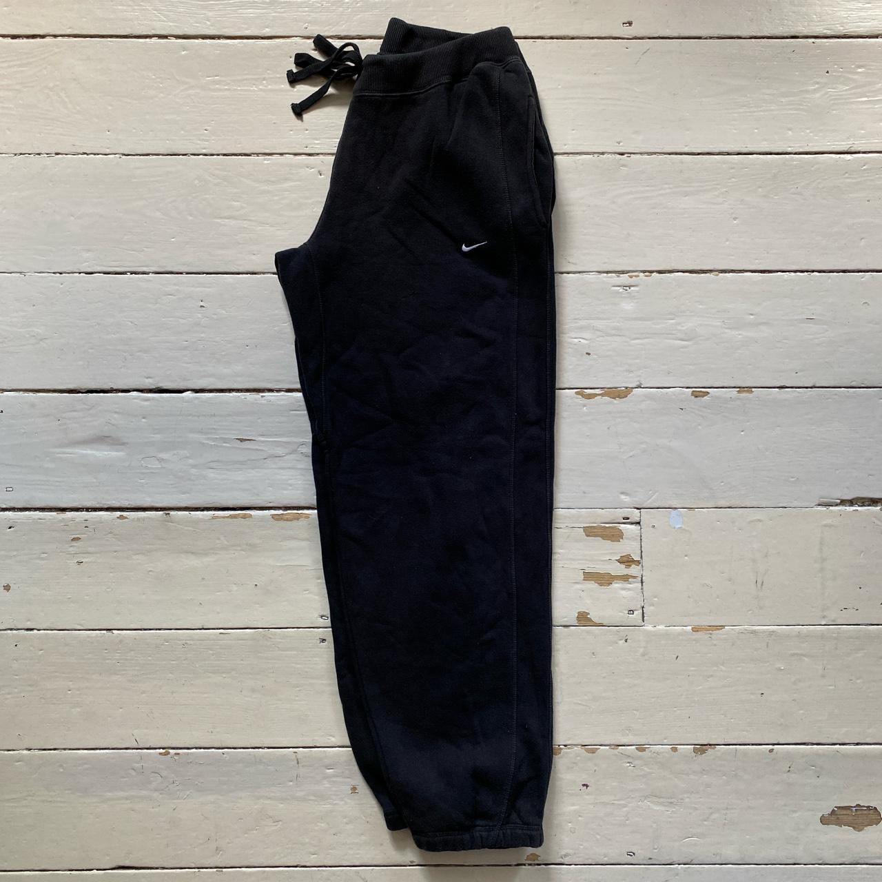 Nike Swoosh Black Joggers (Large)