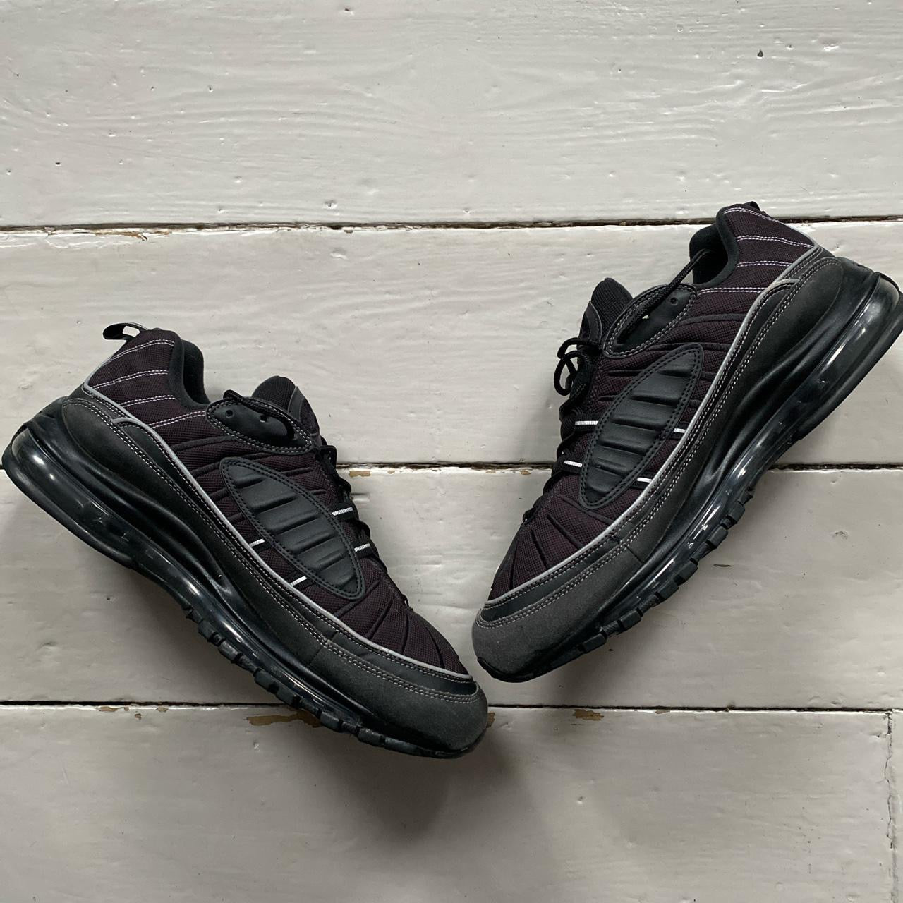 Nike Air Max 98 Black and White (UK 12)