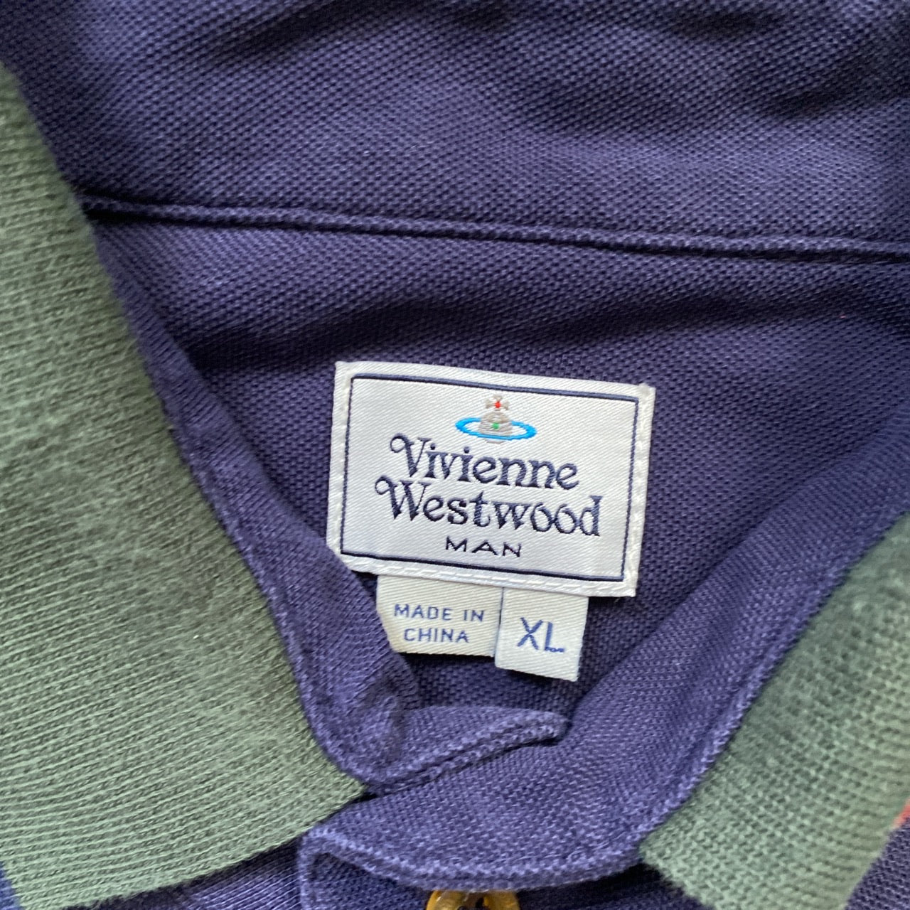 Vivienne Westwood Navy Polo (XL)
