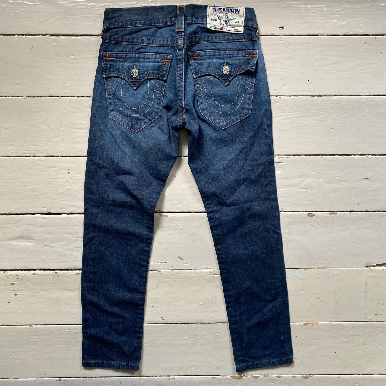 True Religion Skinny Blue Jeans (29/30)