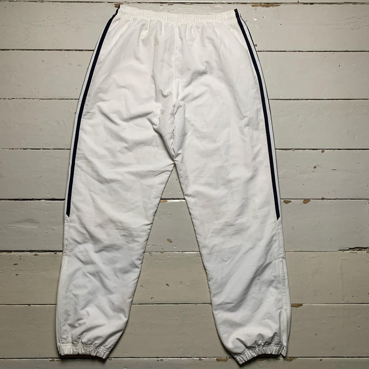 Adidas Baggy Shell Bottoms White (Medium)