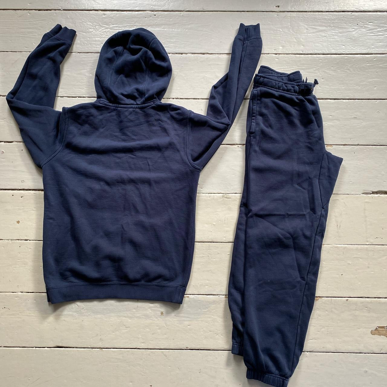 Nike Club Stitch Navy Tracksuit (Small)
