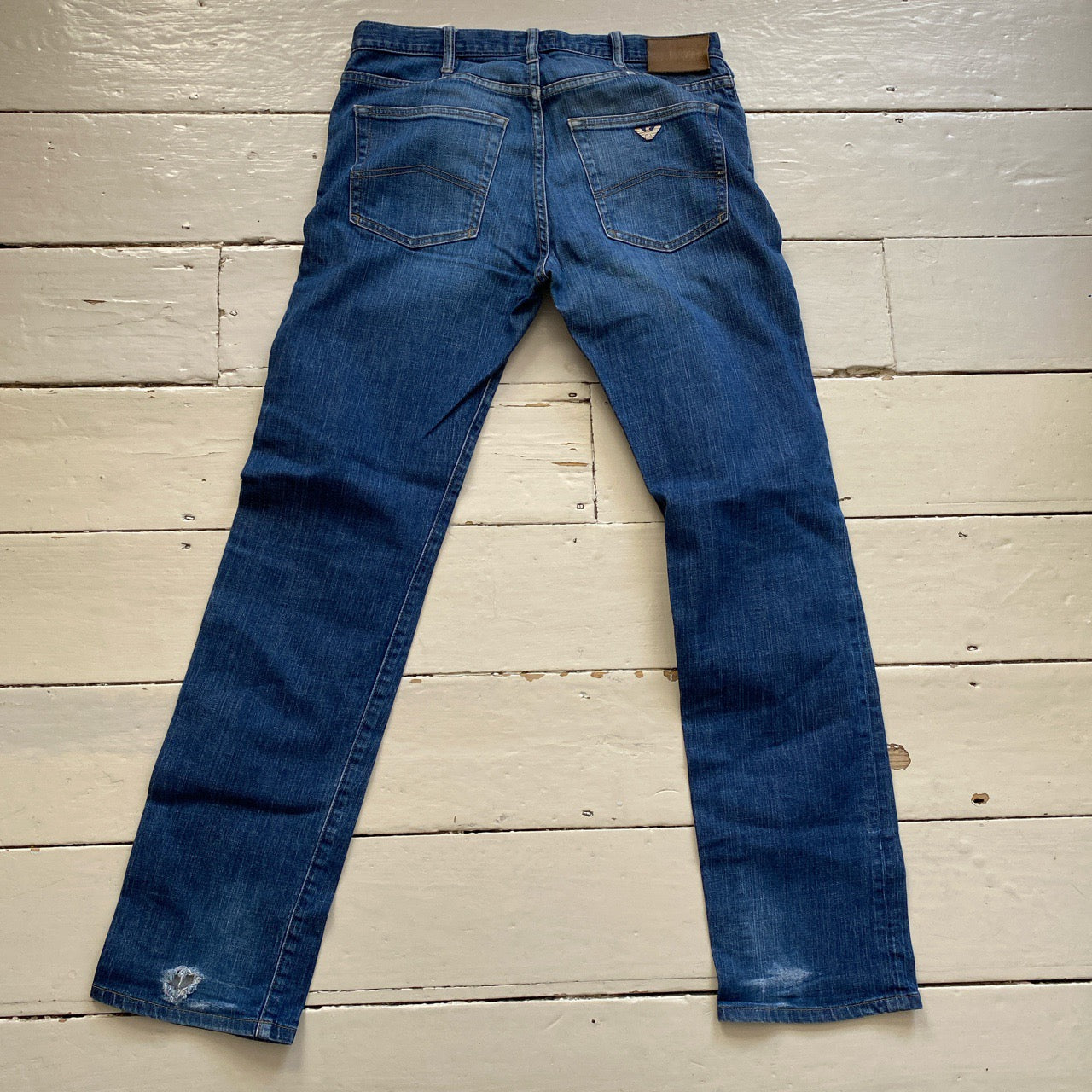 Armani Blue Slim Jeans (32/32)