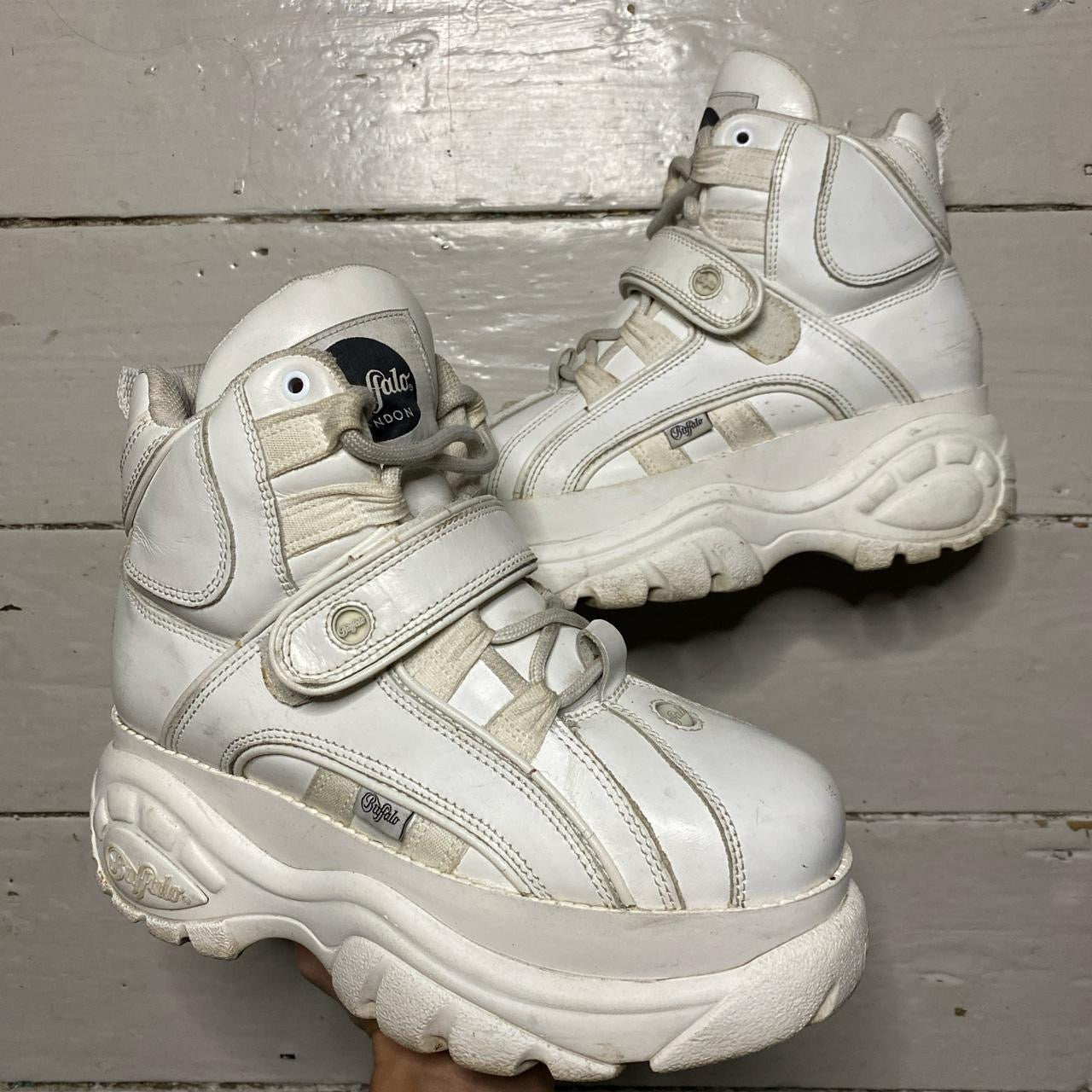 Buffalo White High Boots (UK 7)