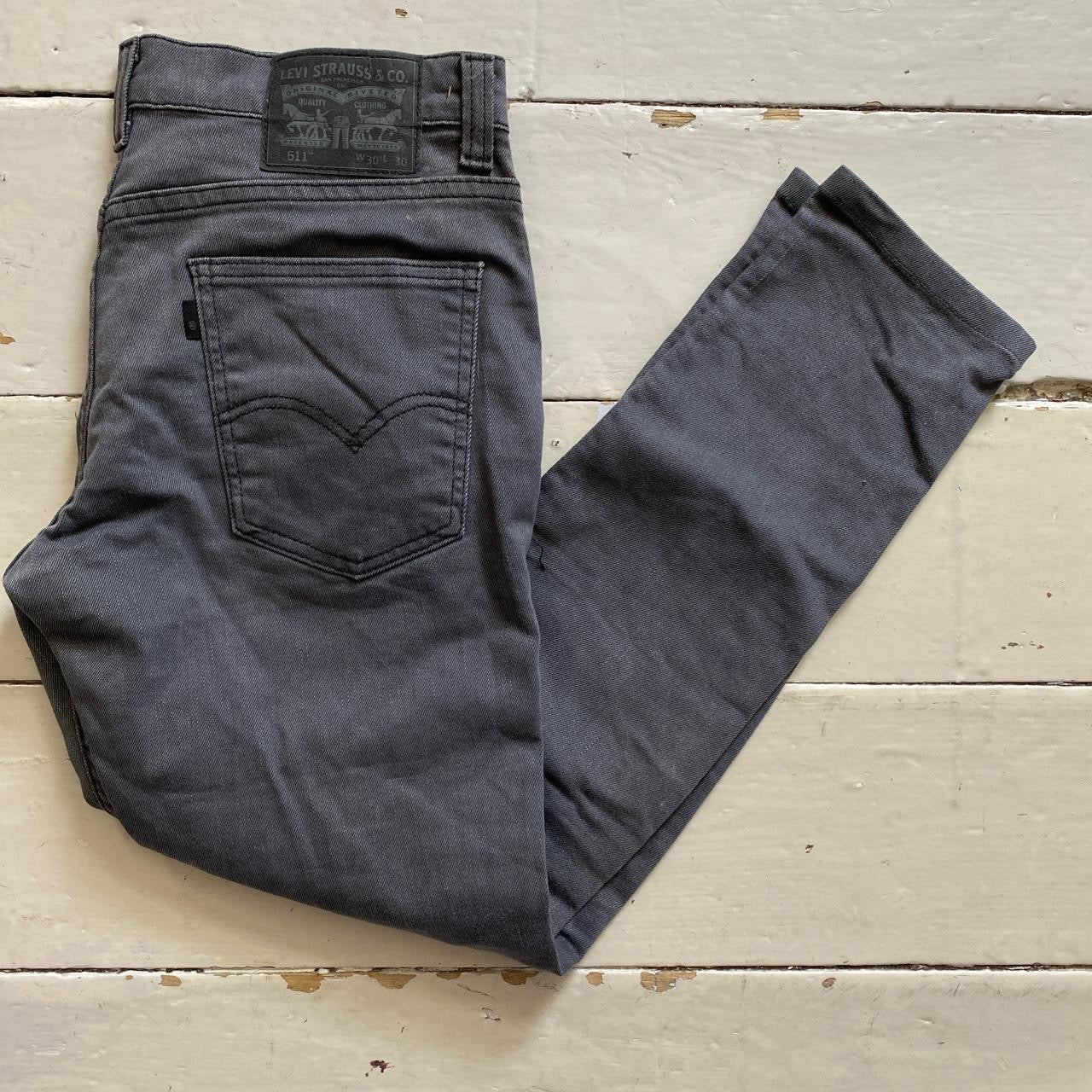 Levi's 511 rigid on sale grey