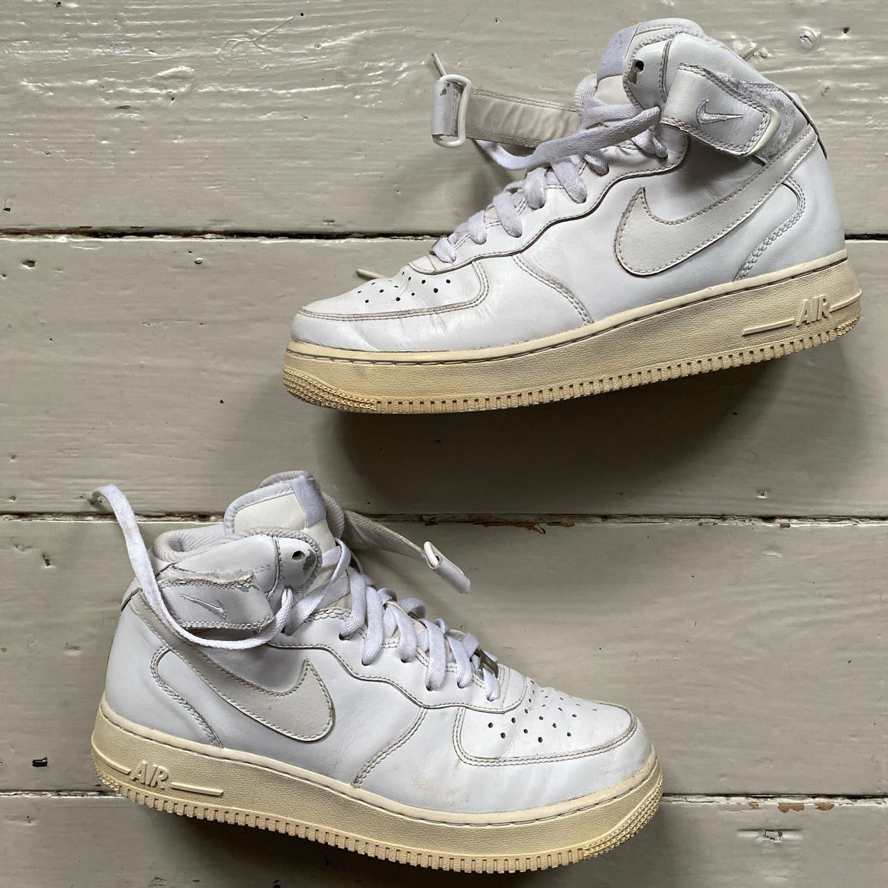 Nike Air Force 1 Mid White (UK 8)