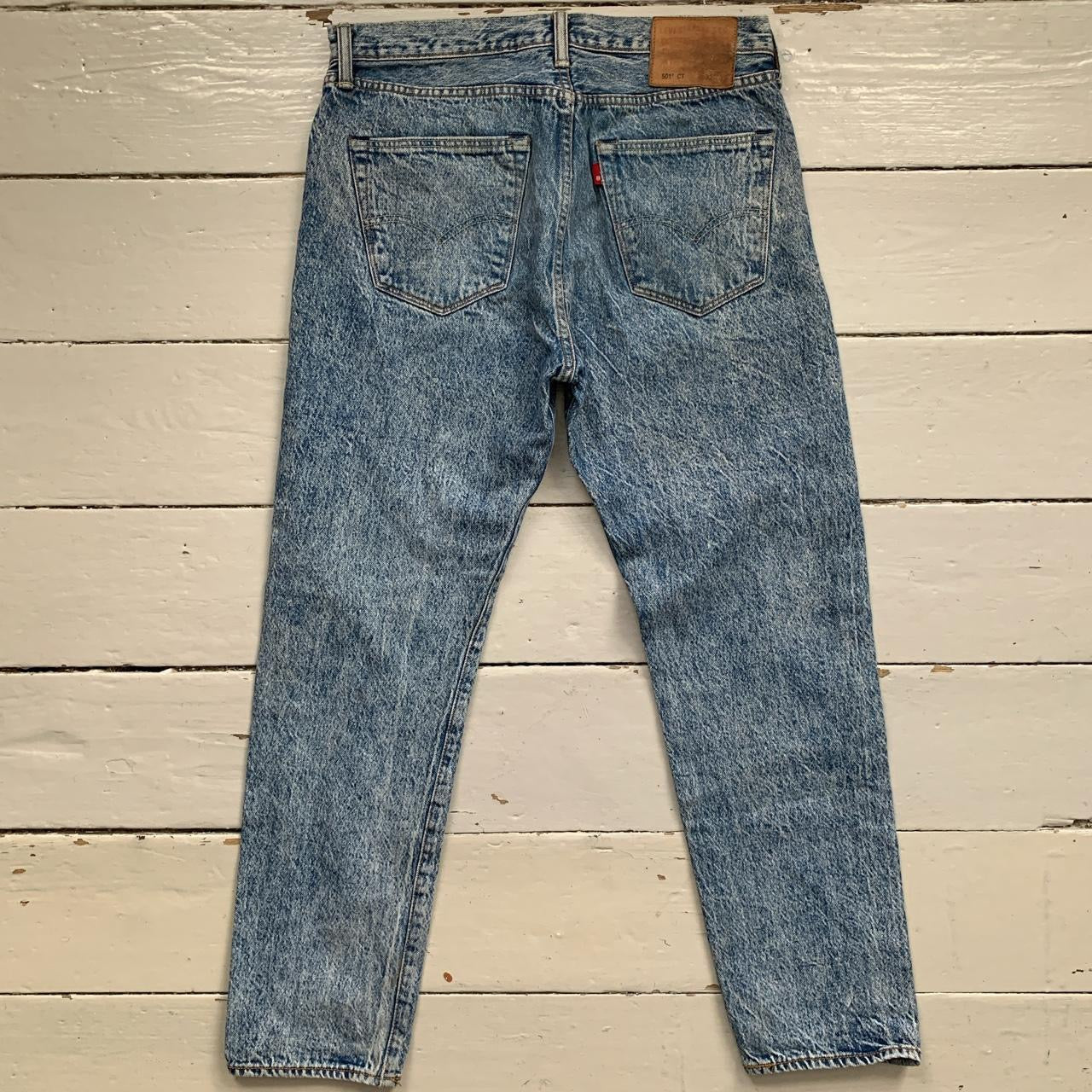 Levis 501 CT Acid Wash Jeans (32/30)