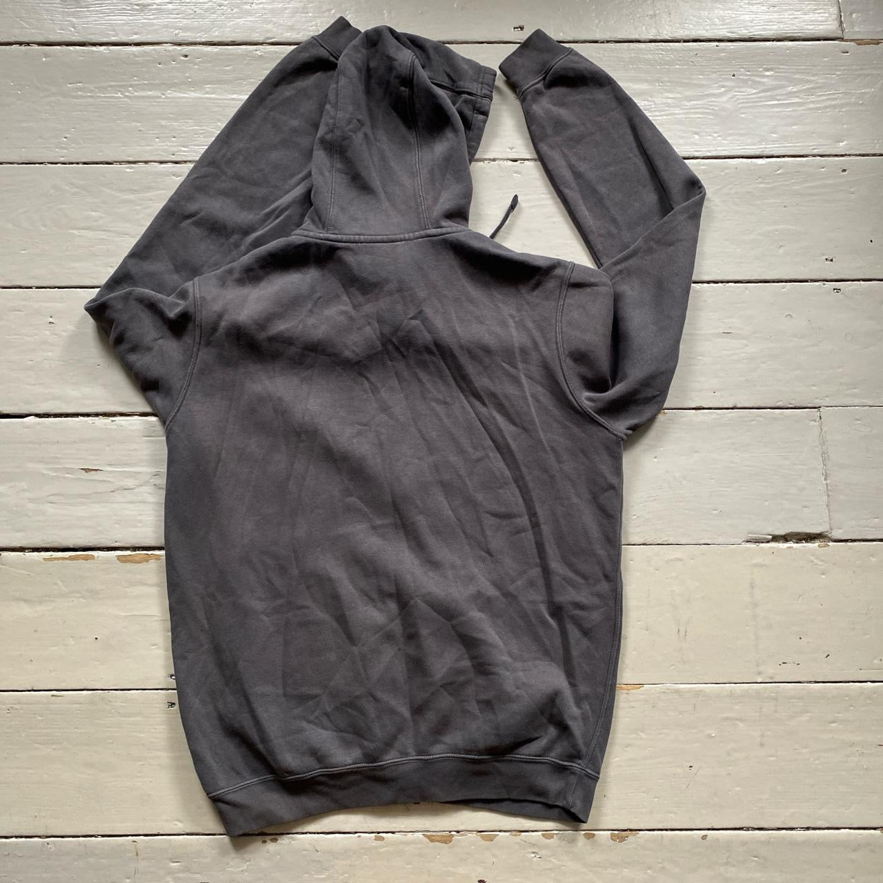 Nike Swoosh Grey Hoodie (Medium)