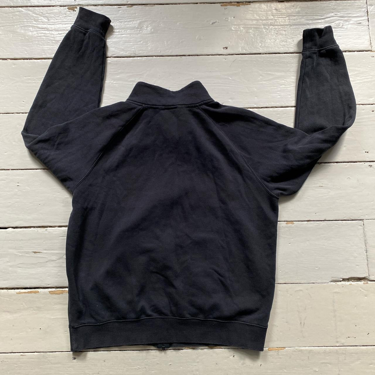 Nike Swoosh Black zip Jumper (Medium)