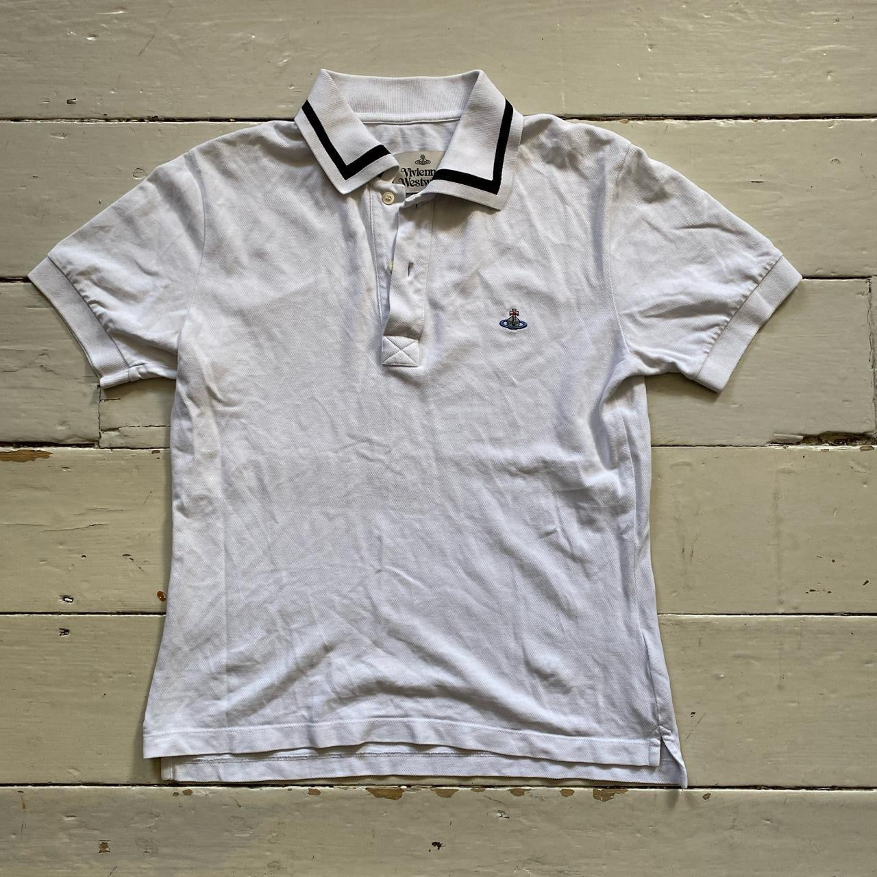 Vivienne Westwood White Polo Shirt (Small)