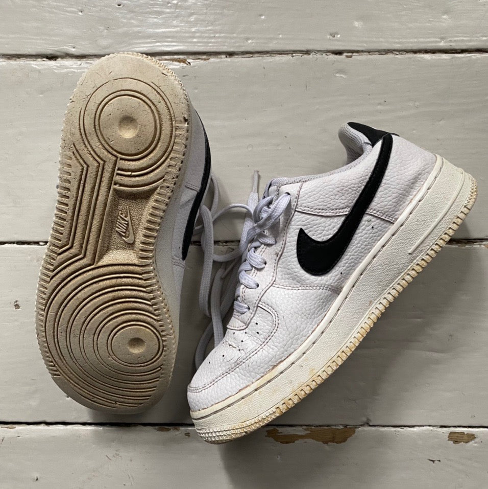 Nike Air Force 1 White and Black (UK 6)