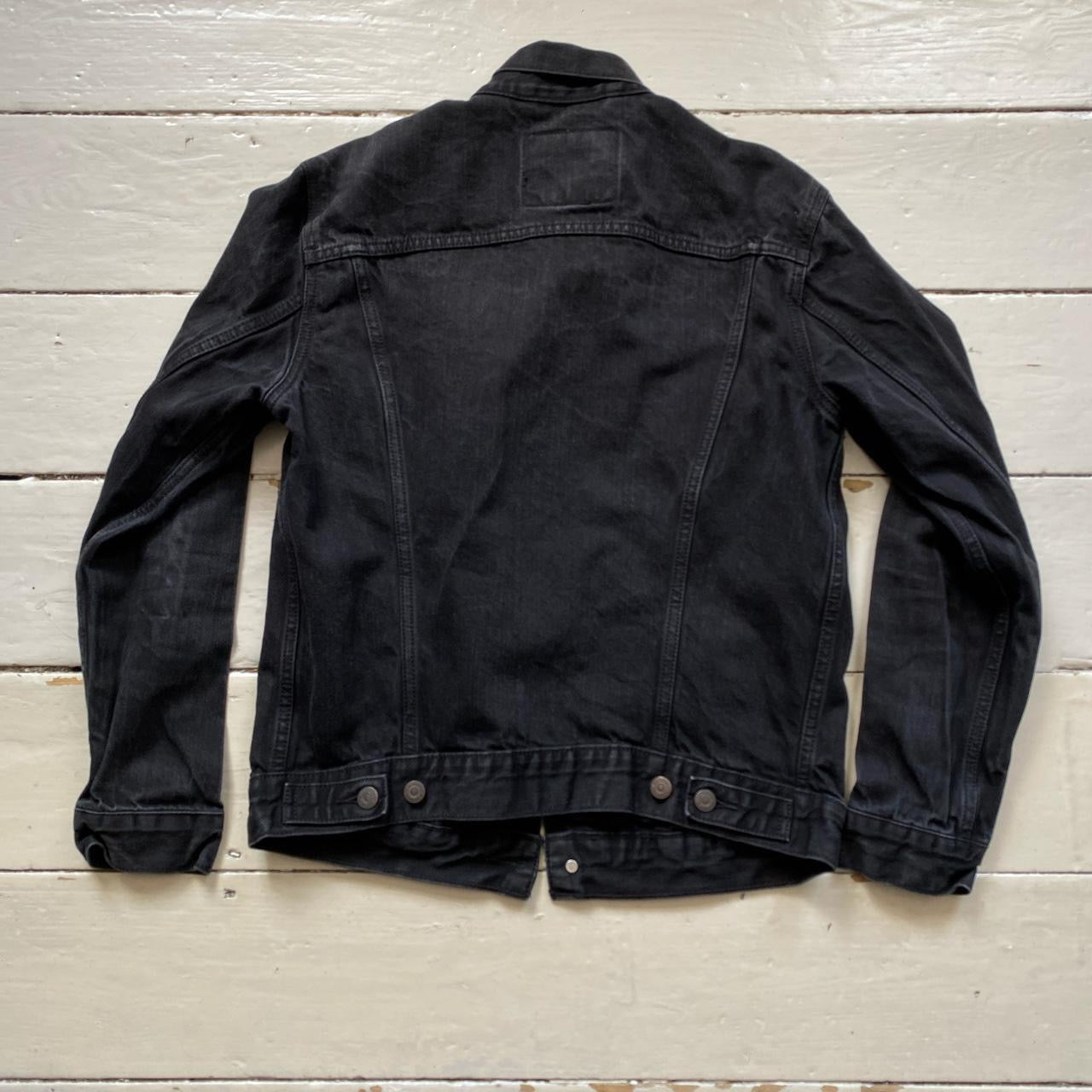 Levis Black Denim Jacket (Medium)