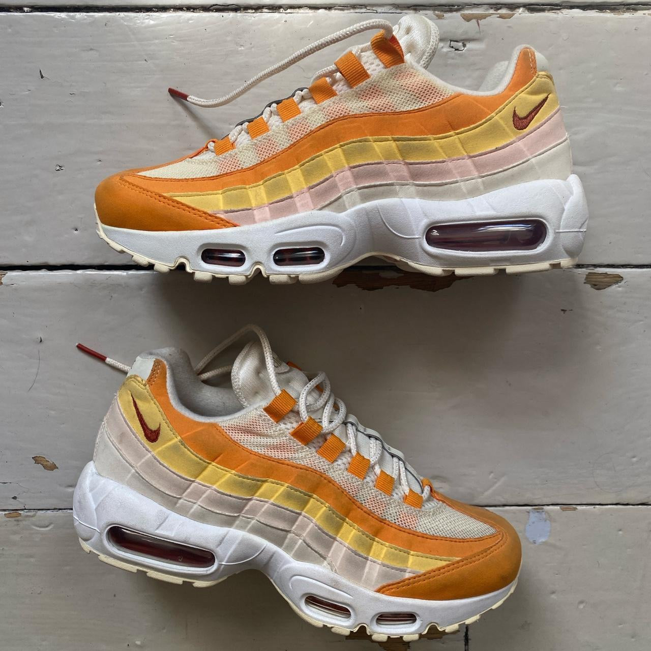 Nike Air Max 95 Ivory Firewood (UK 5.5)