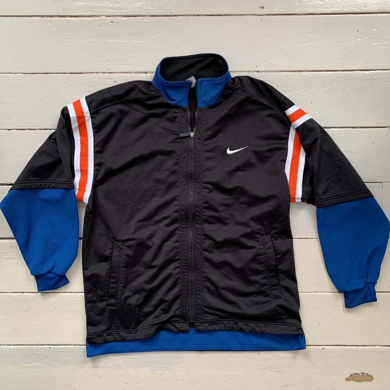 Nike Vintage 90s Big Swoosh Track Jacket (XL)