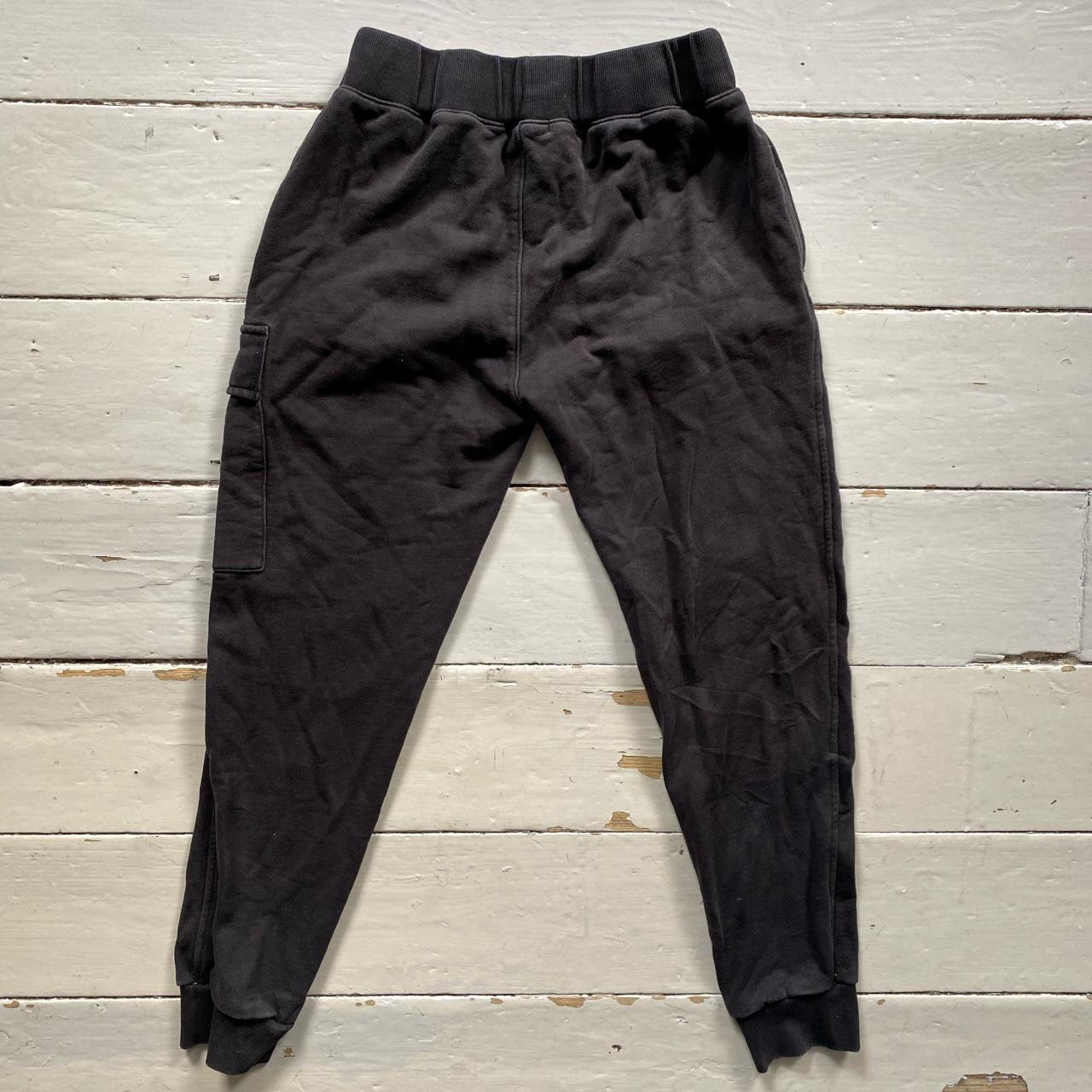 CP Company Black Cargo Joggers (Small)