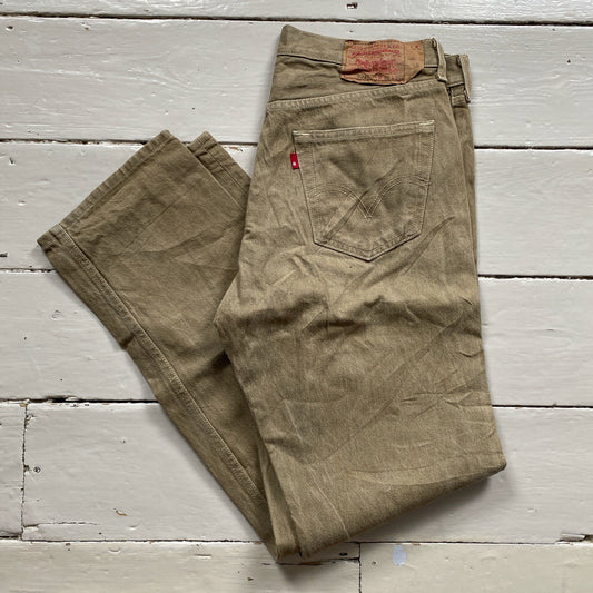 Levis 501 Khaki Jeans (34/31)