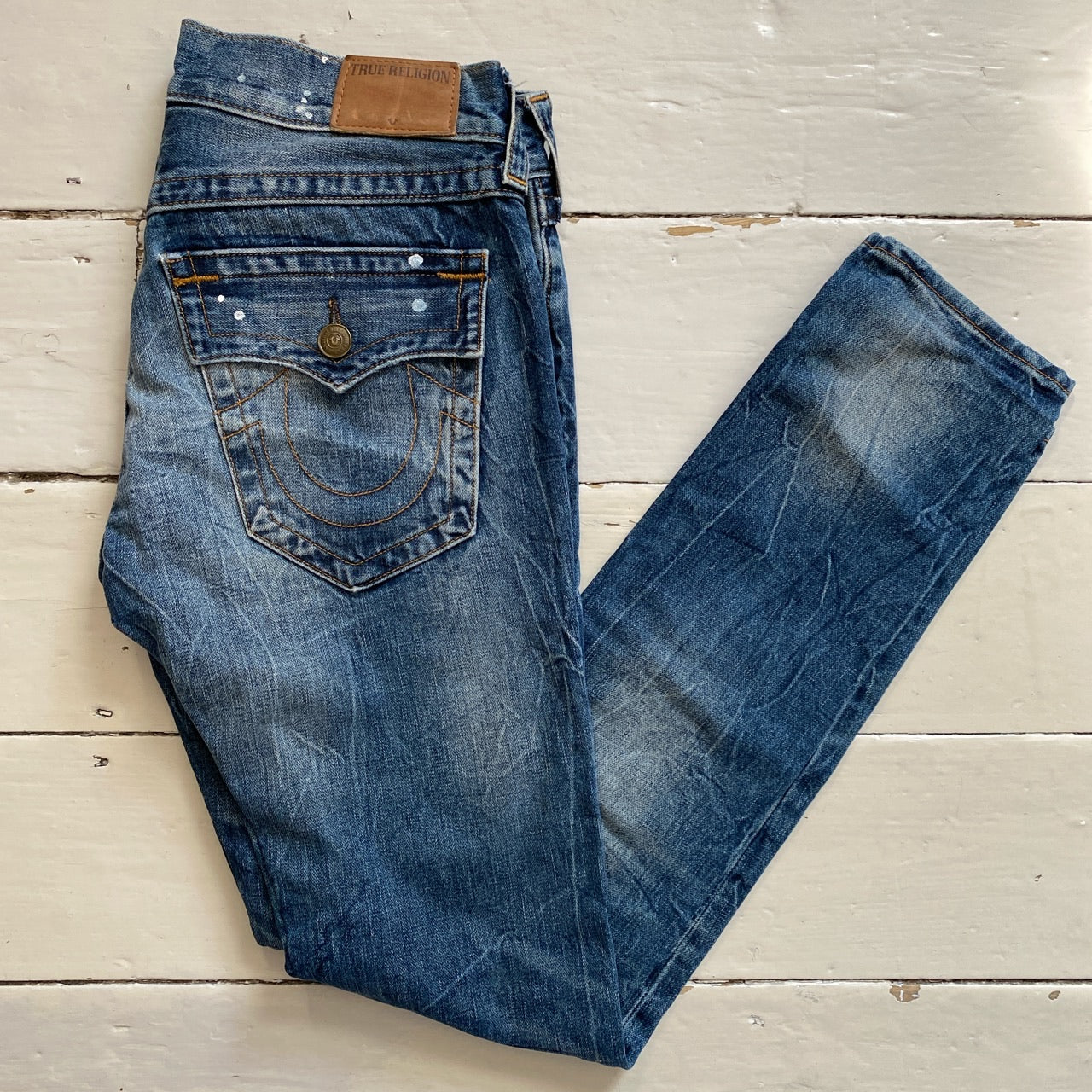 True Religion Geno Relaxed Slim Jeans (32/33)