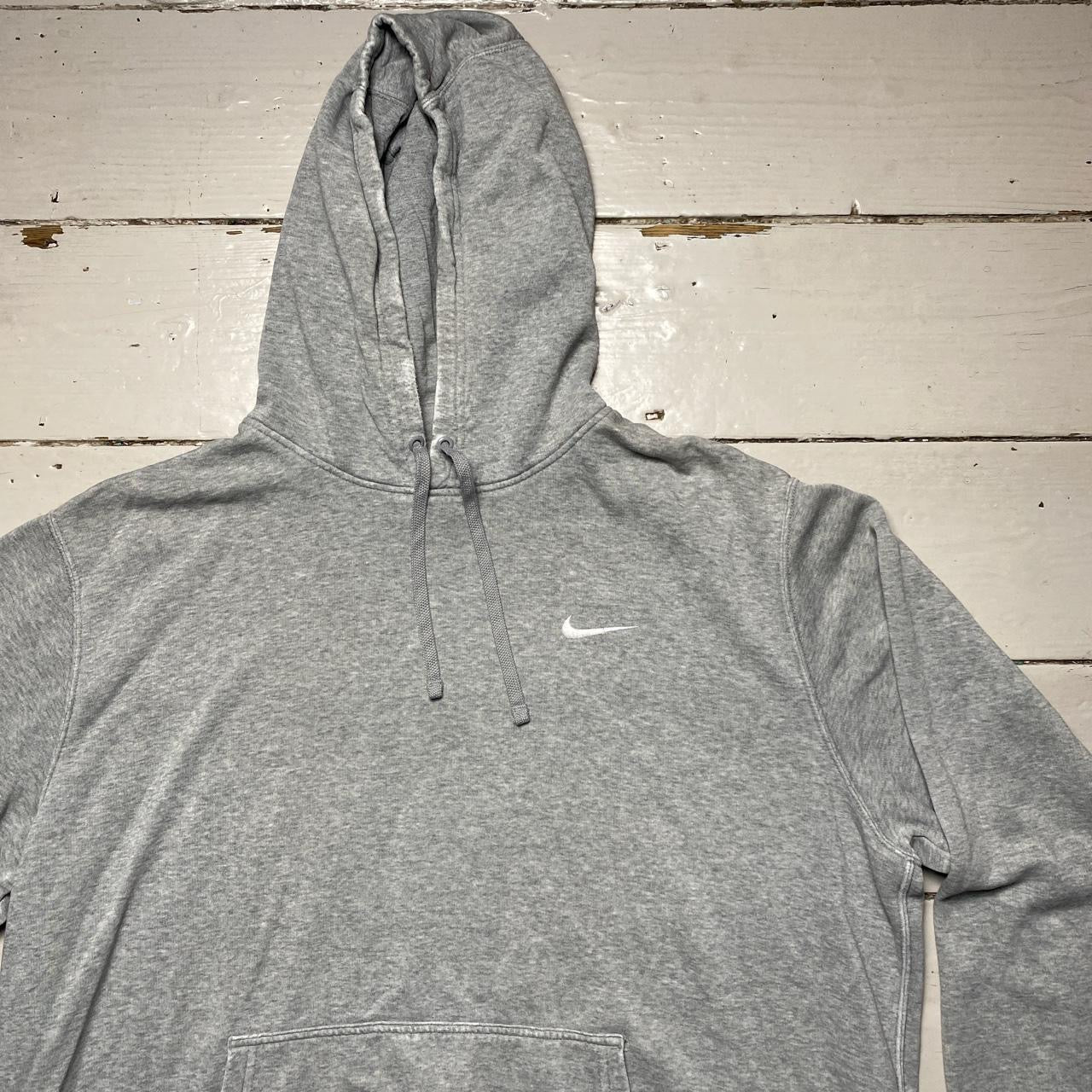 Nike Swoosh Grey Hoodie (XXL)