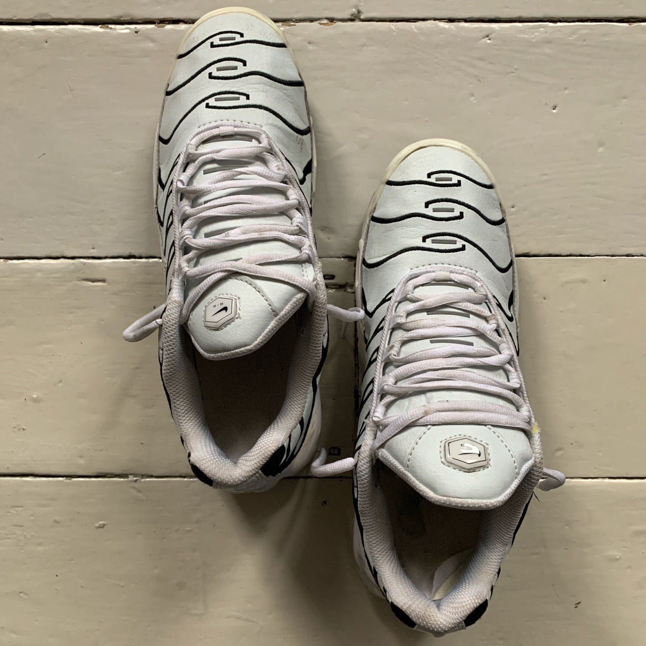 Nike TN Air Max Plus TN White Leather (UK 12)