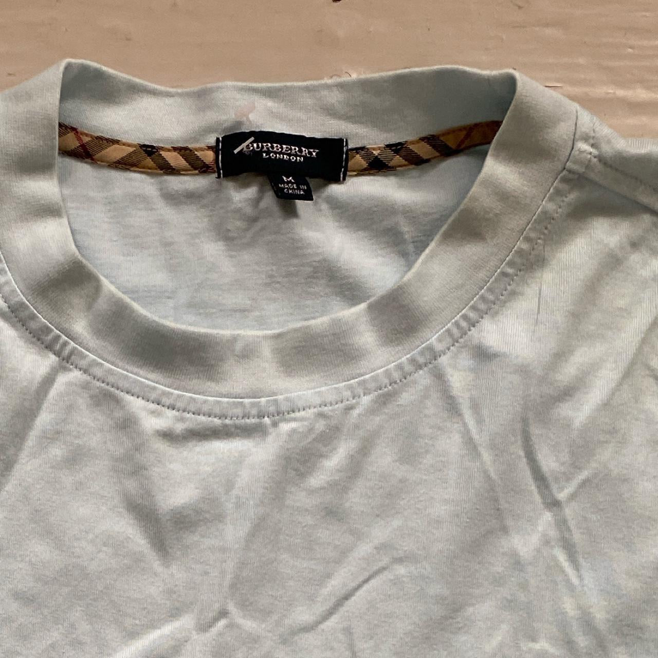 Burberry London Blue Long Sleeve T-Shirt (M)