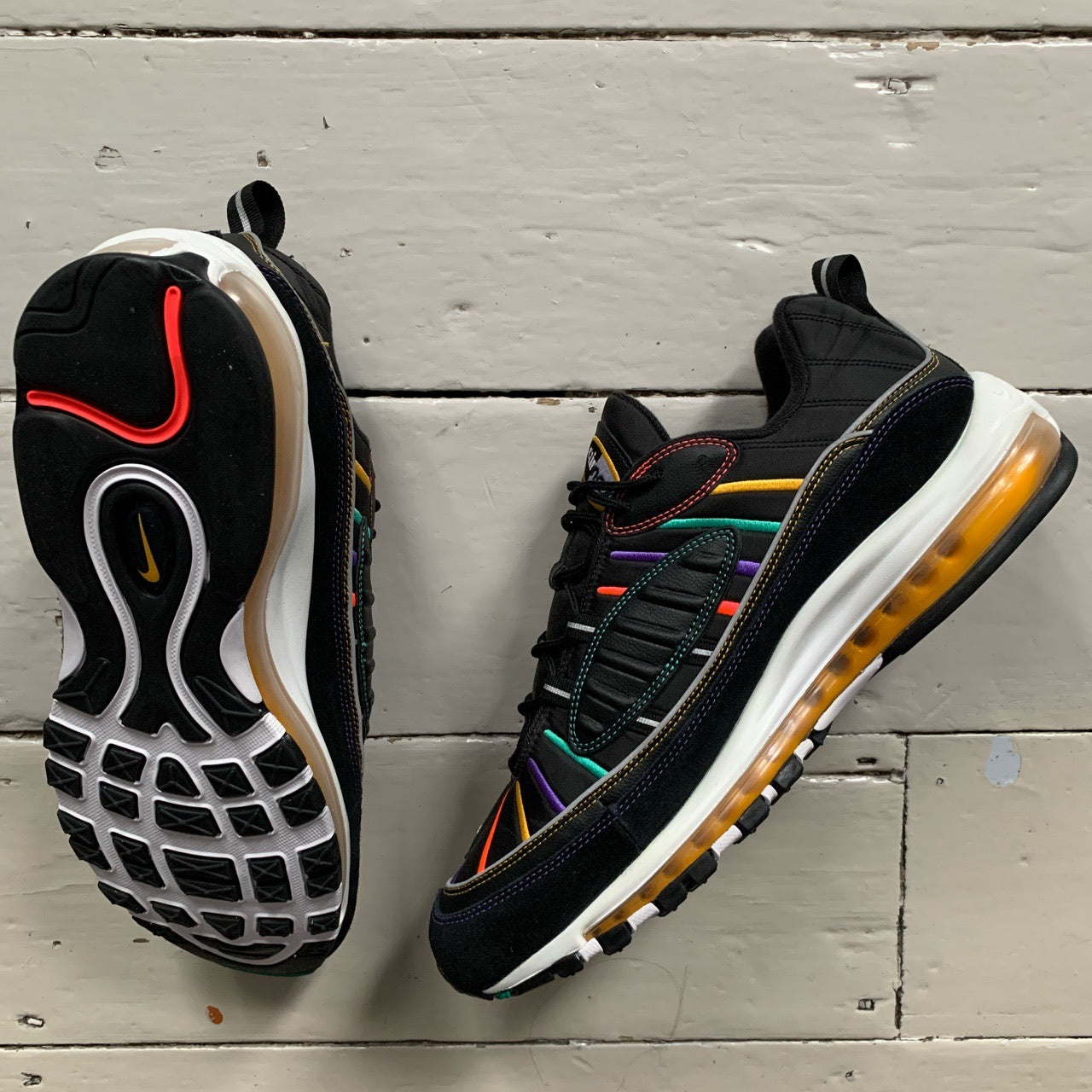 Nike Air Max 98 Black Multi (UK 13)