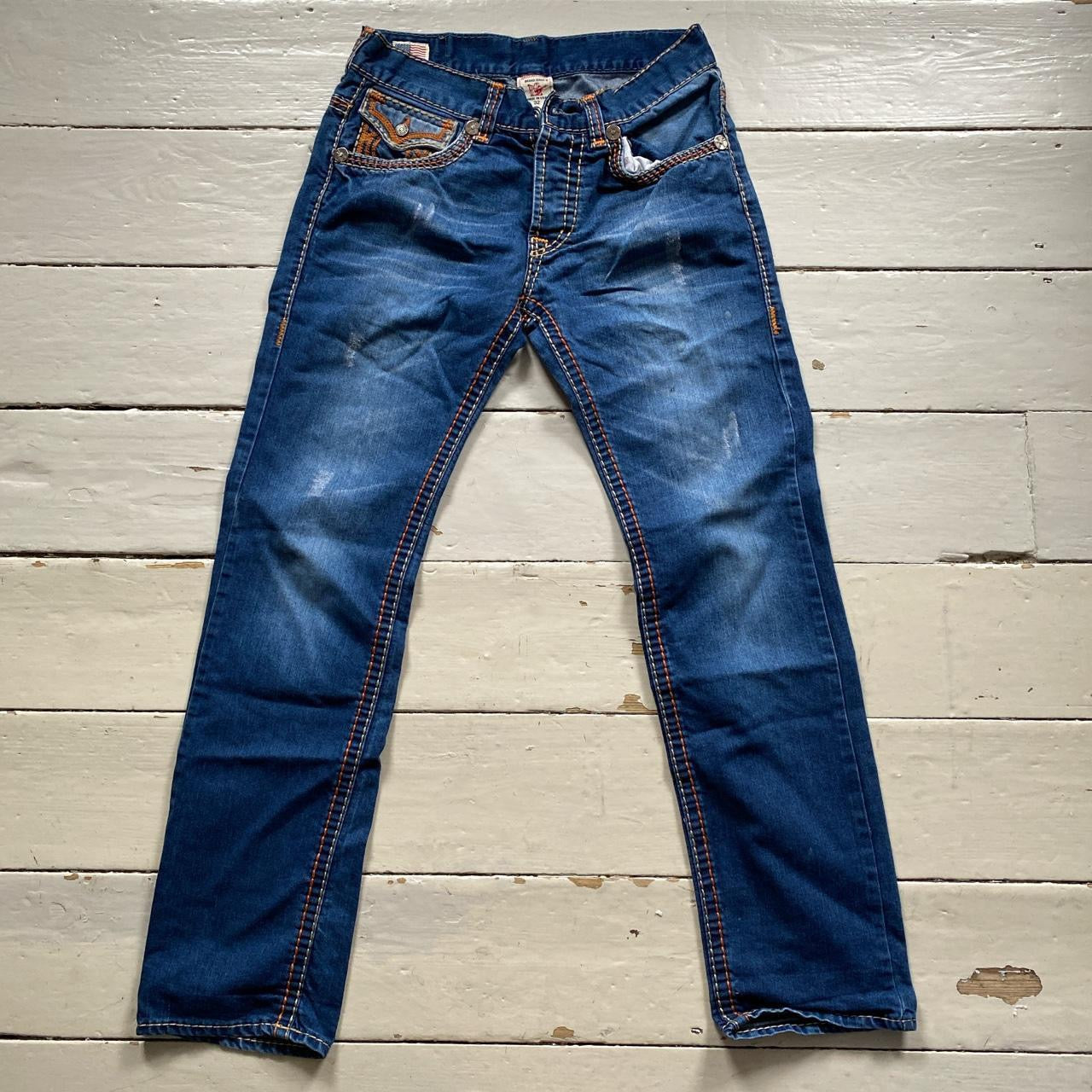 True Religion Stitch Straight Jeans (32/32)