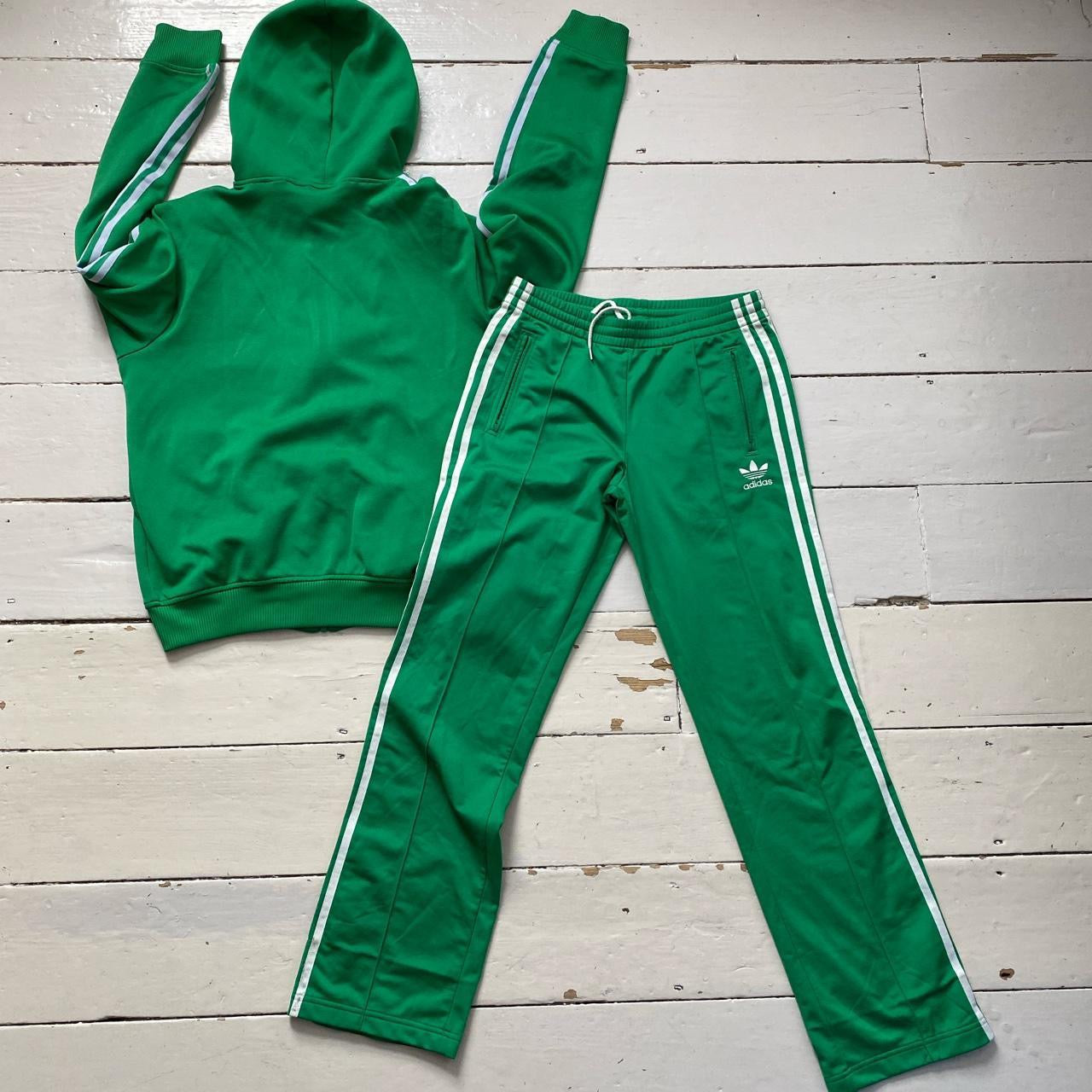 Adidas Green Tracksuit (Medium Top, Small Bottoms)