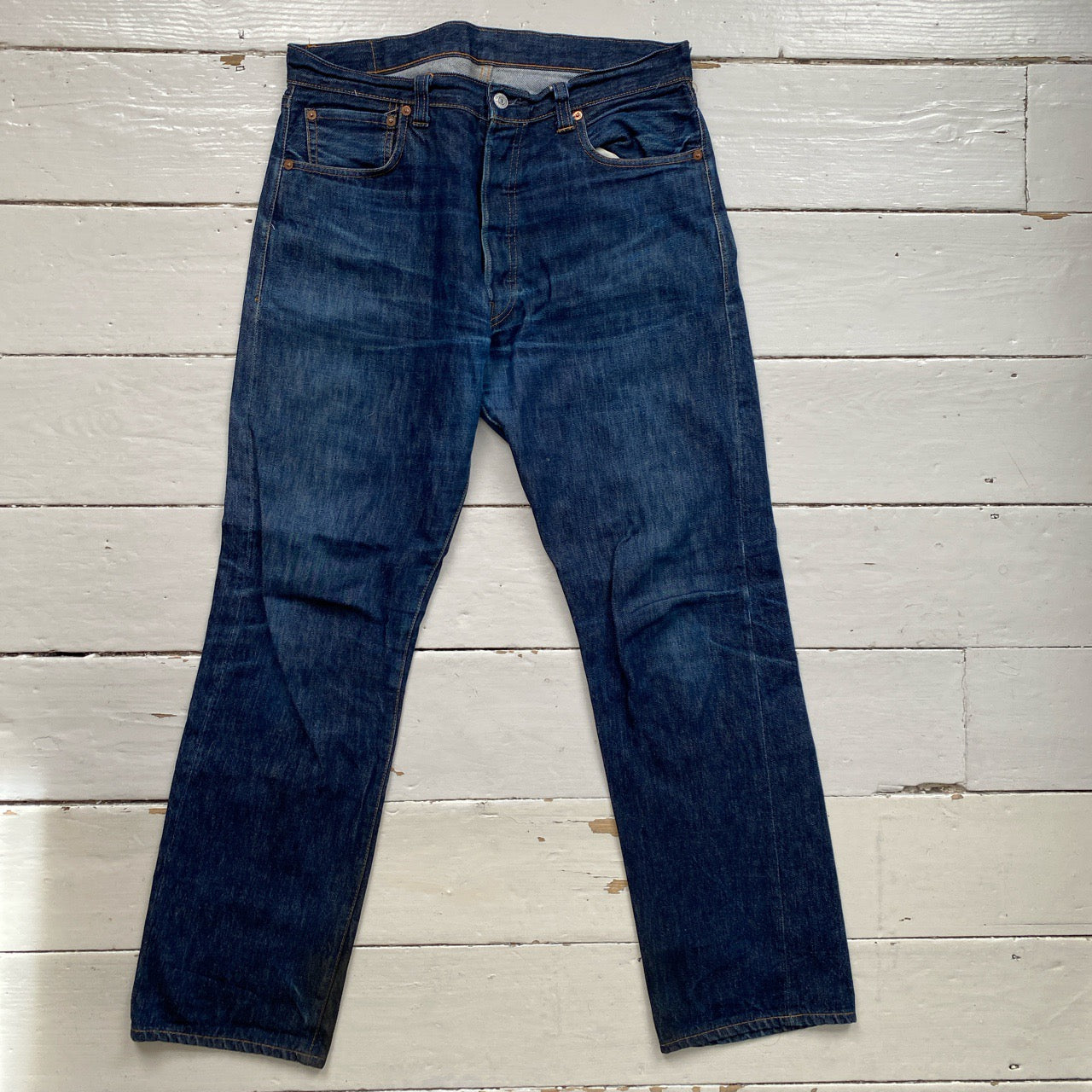 Levis 501 XX Navy Jeans (36/32)