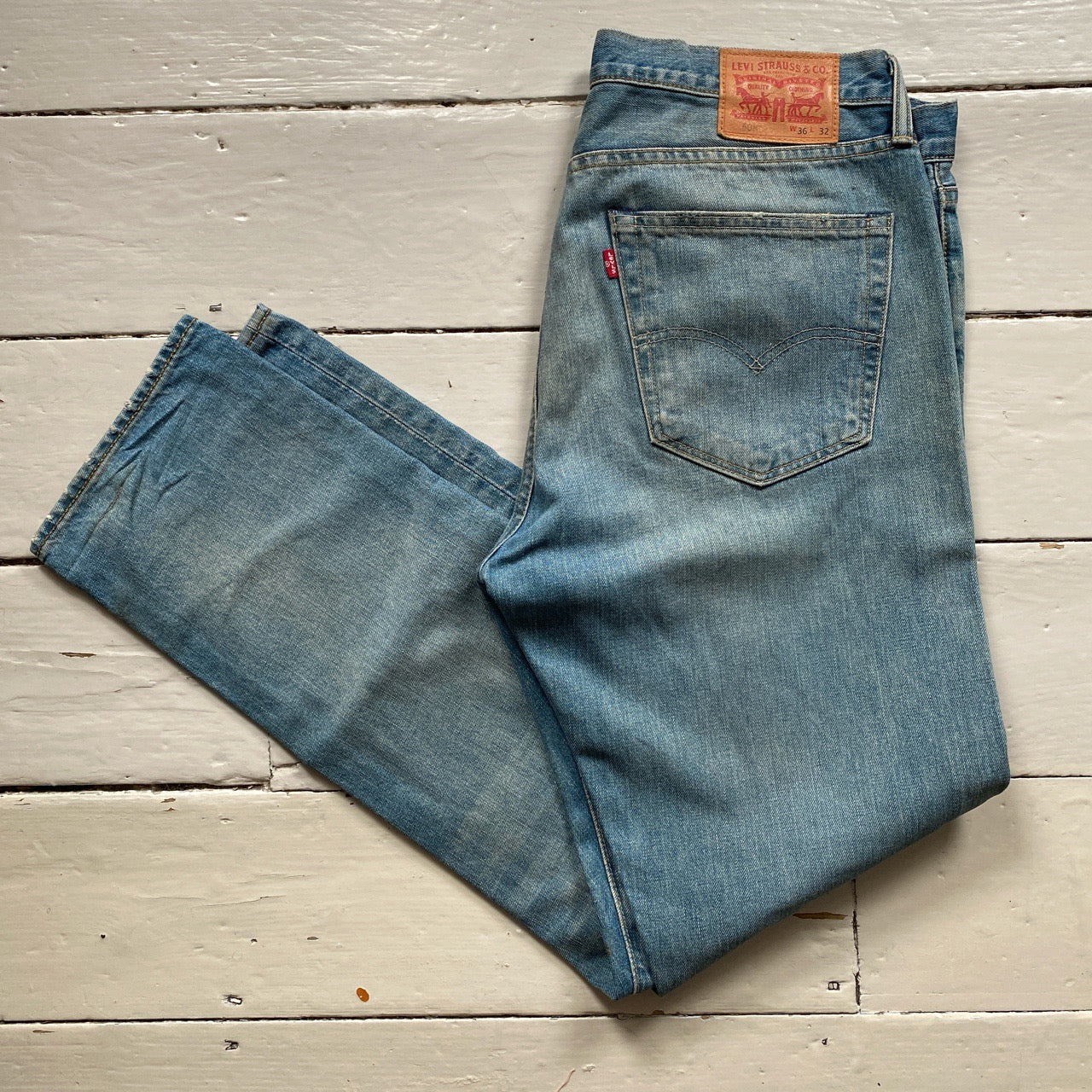 Levis 508 Light Wash Jeans (36/32)