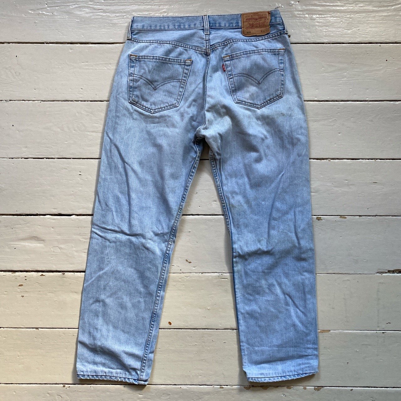 Levis 501 Light Blue Jeans (34/30)