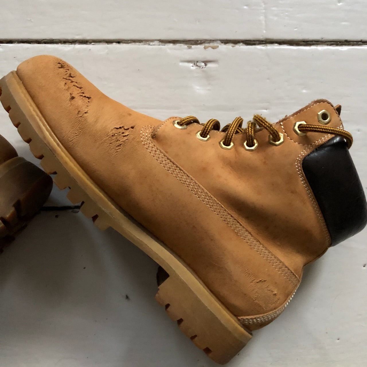 Timberland Brown Nubuck Boots (UK 8)