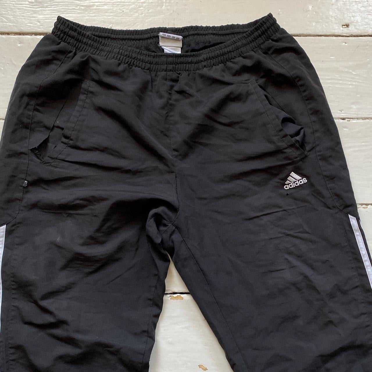 Adidas Black Shell Bottoms (Large)