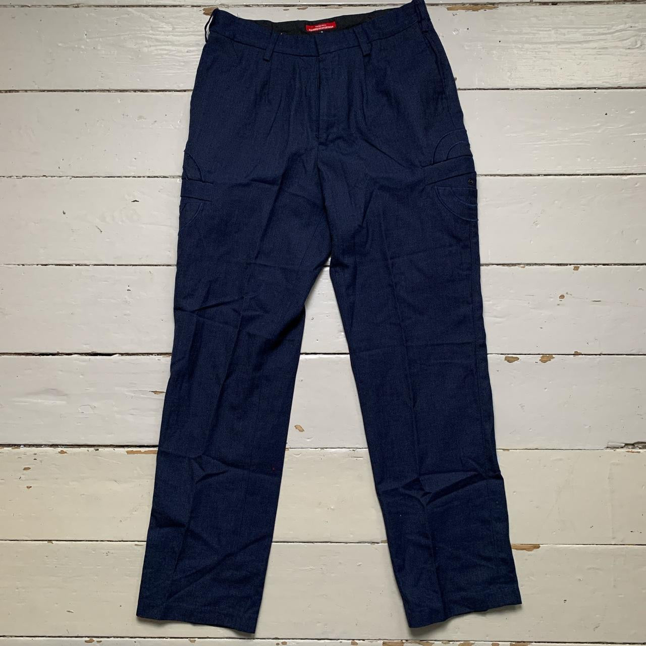 Utility Workwear Navy Trousers (32W)