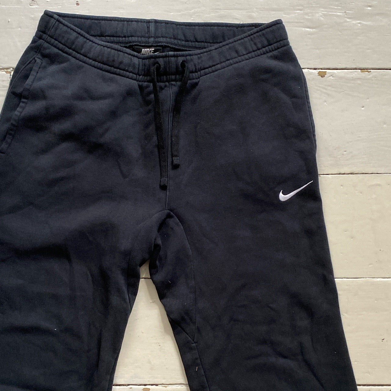 Nike Swoosh Black Joggers (Small)
