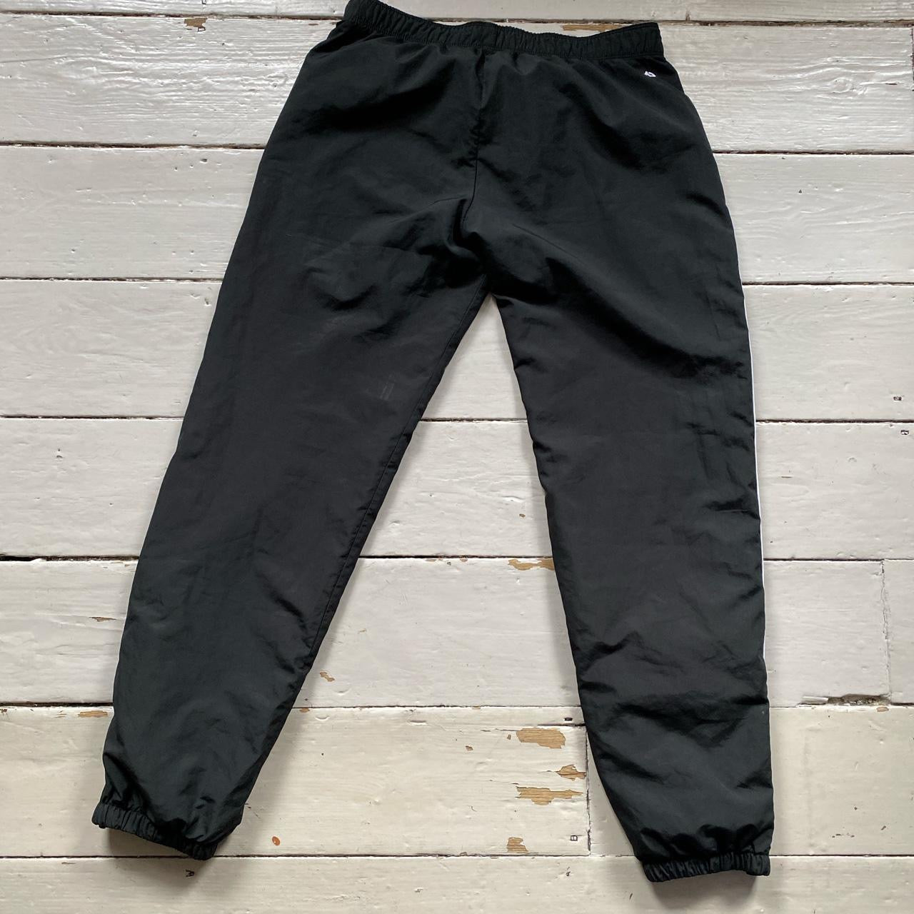 Nike Vintage Black and White Shell Bottoms (Medium)