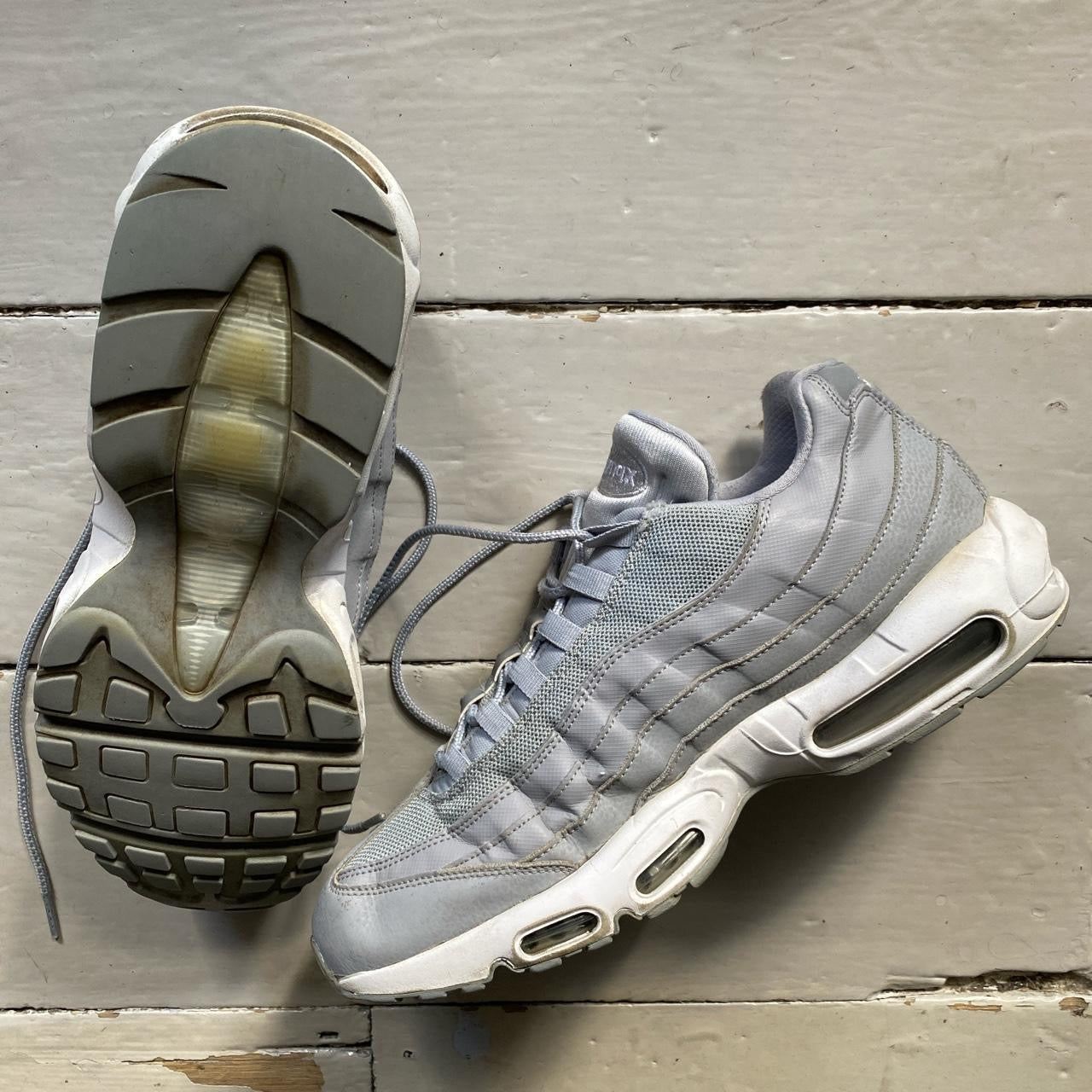 Nike Air Max 95 Grey and White (UK 12)