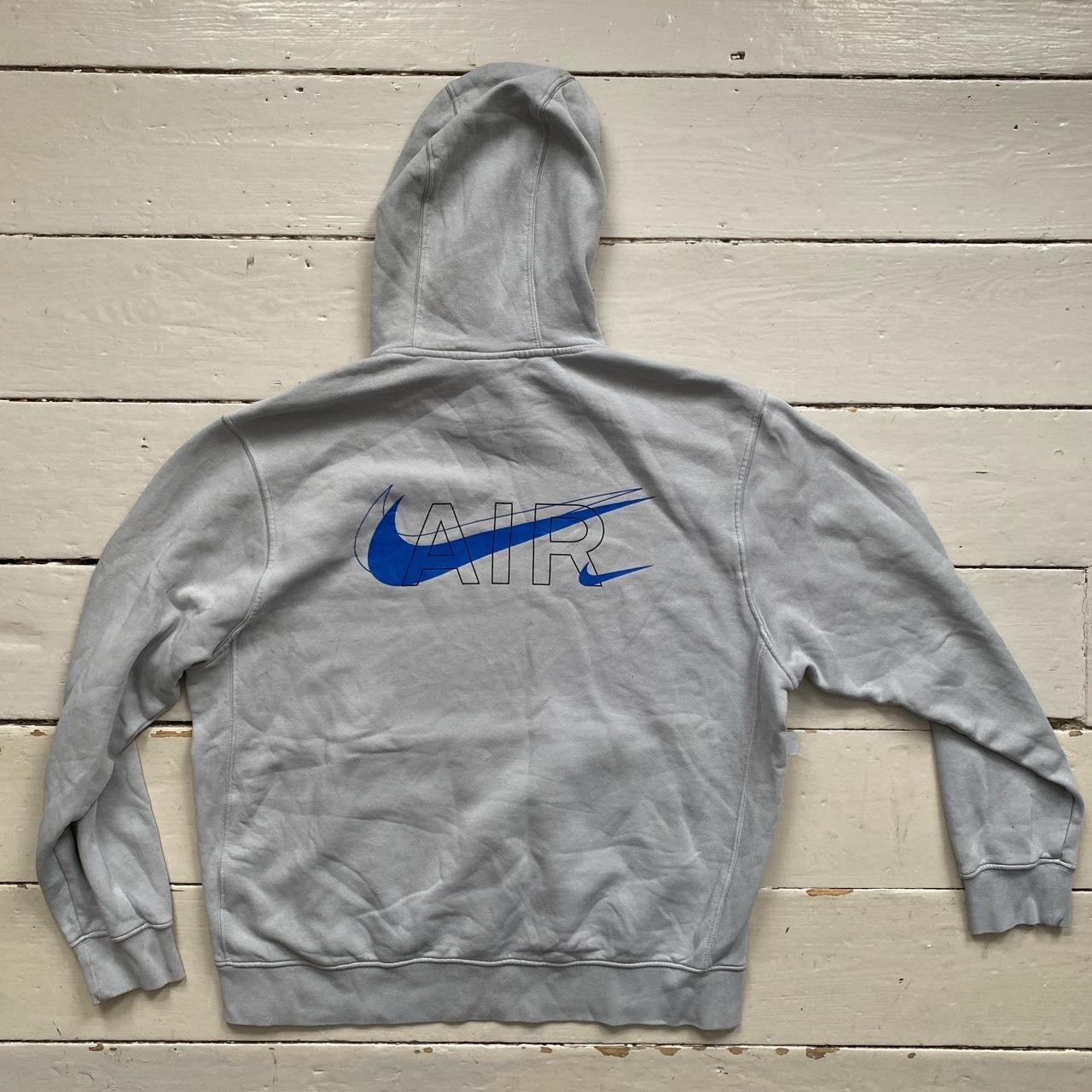 Nike Swoosh Grey Hoodie (Medium)