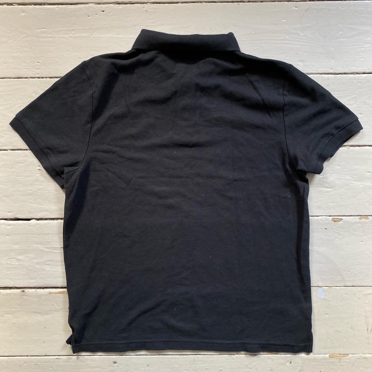 Nike Swoosh Black Polo Shirt (XL)