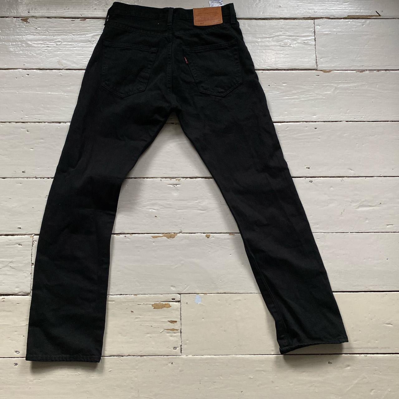 Levis 501 Jet Black Jeans (30/30)