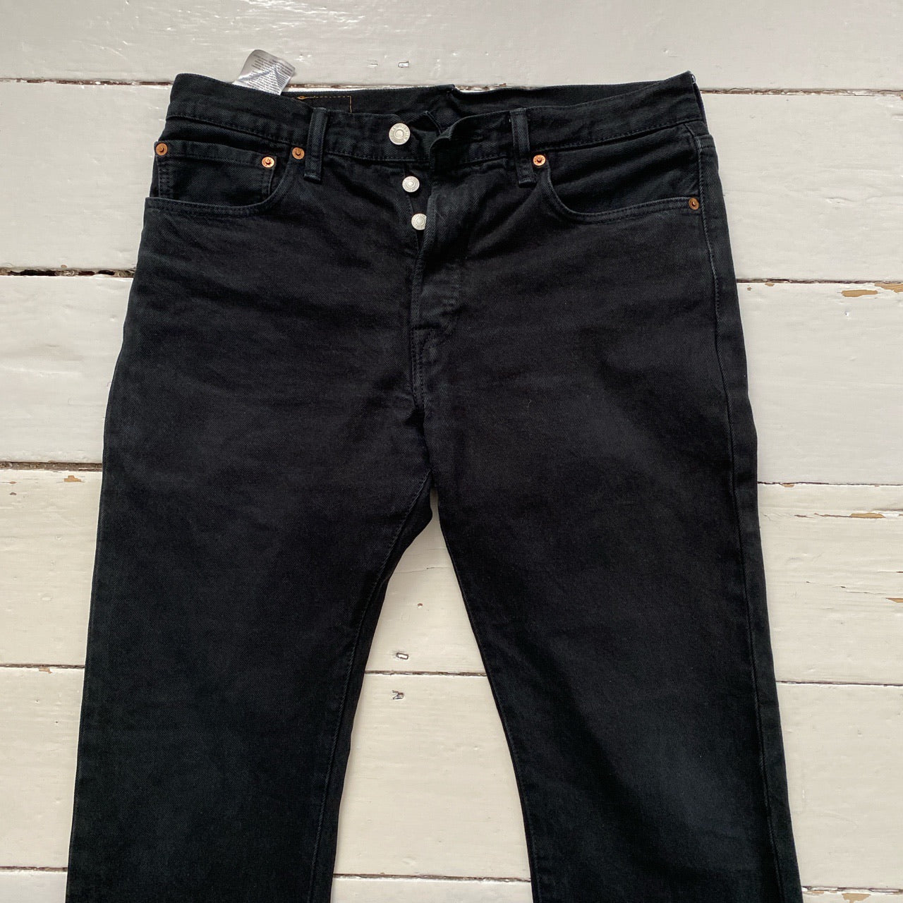 Levis 501 Black Jeans (31/30)